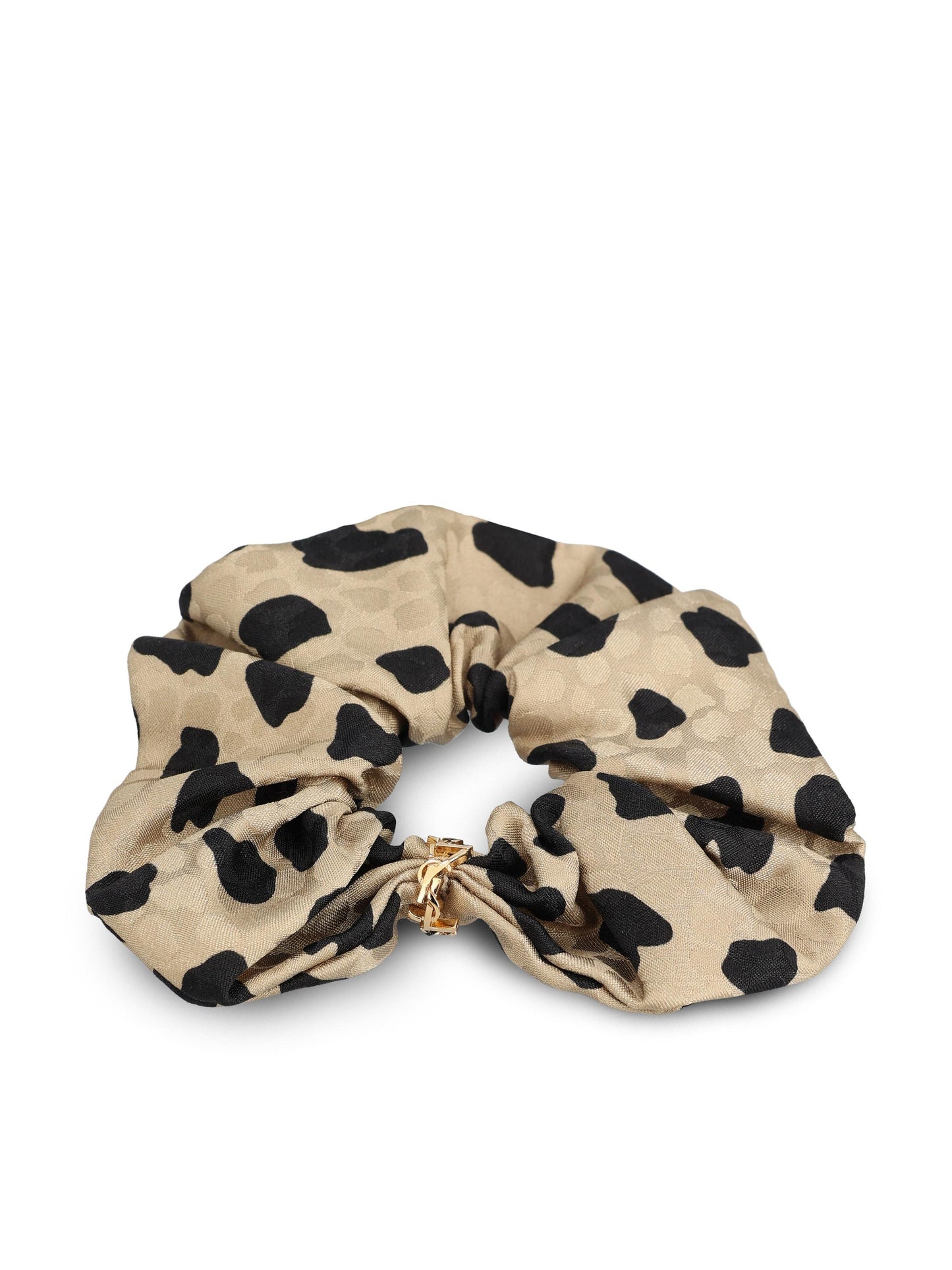 Scrunchie realizzato in seta. 843174 3Y0099780 SAINT LAURENT 