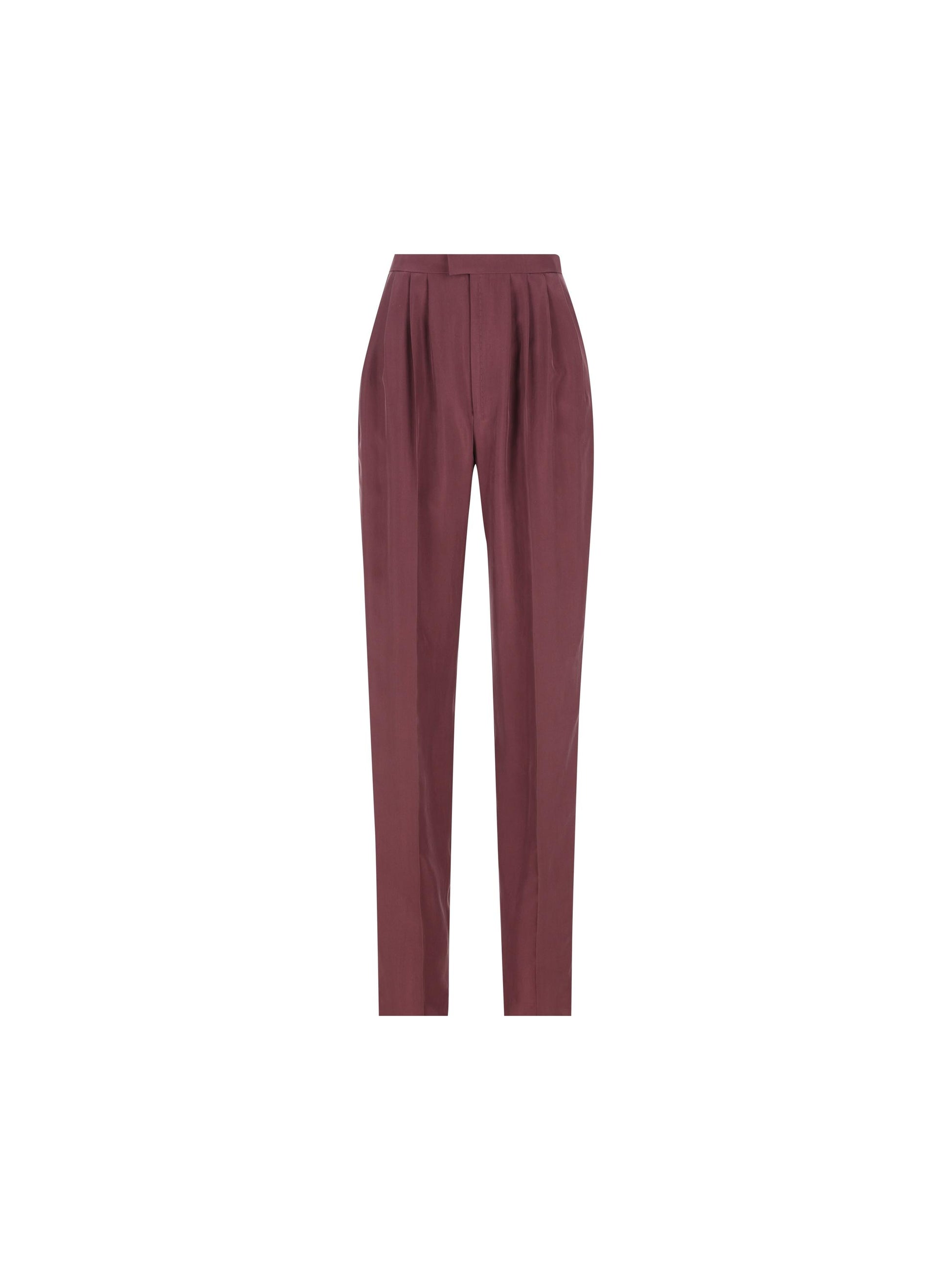 Pantaloni realizzati in seta. 856580 Y6J785060 SAINT LAURENT 