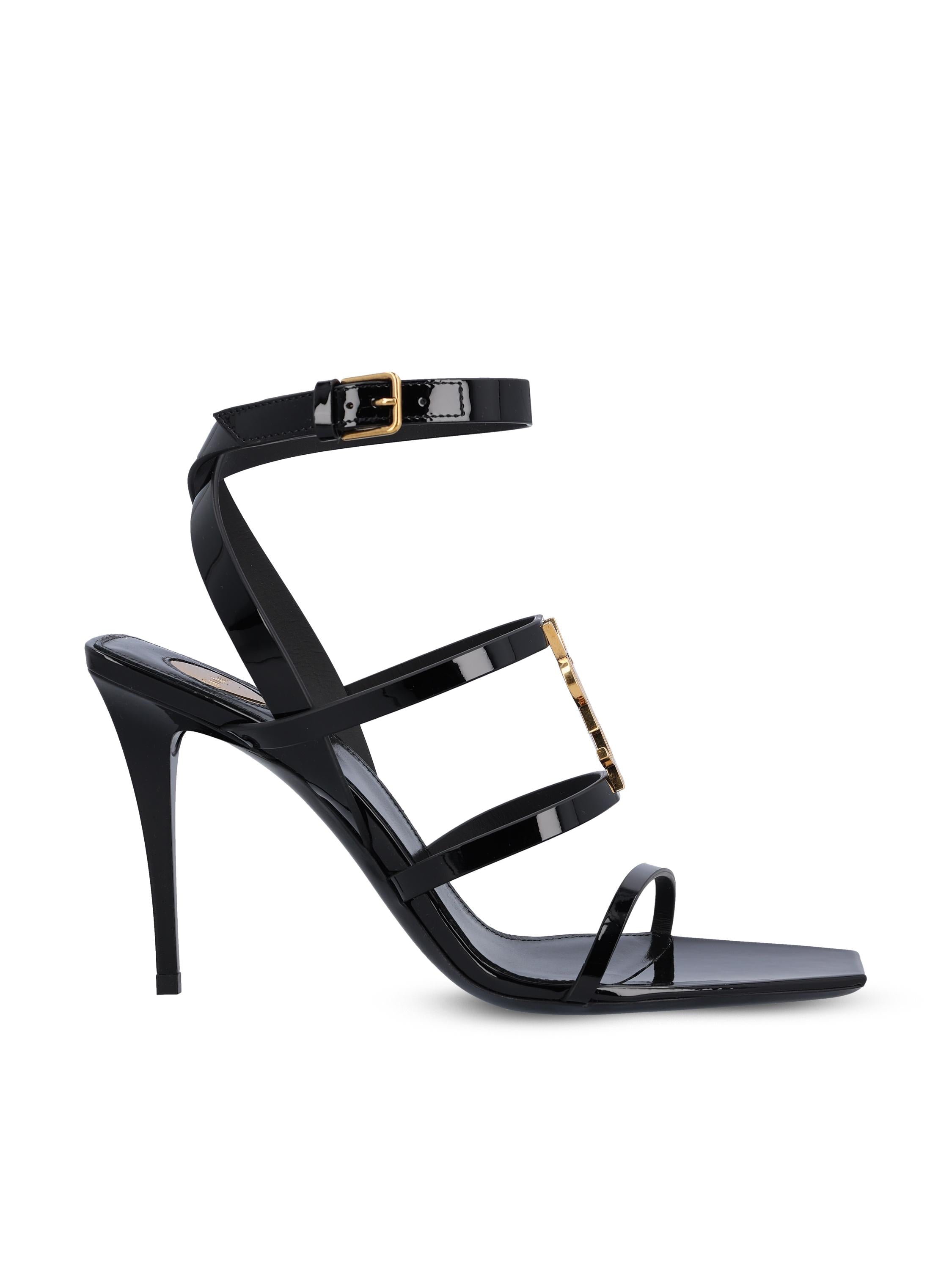 SAINT LAURENT Cassandra Leather Sandals – Franzkraler.com