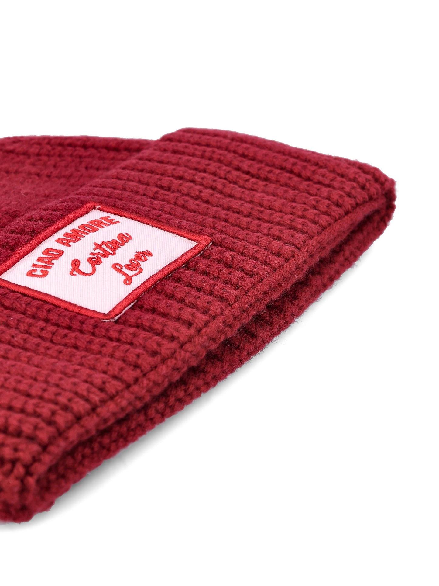 Cappello in lana e cashmere "Ciao Amore Cortina Lover" F25EM2831K 28 GIADA BENINCASA 