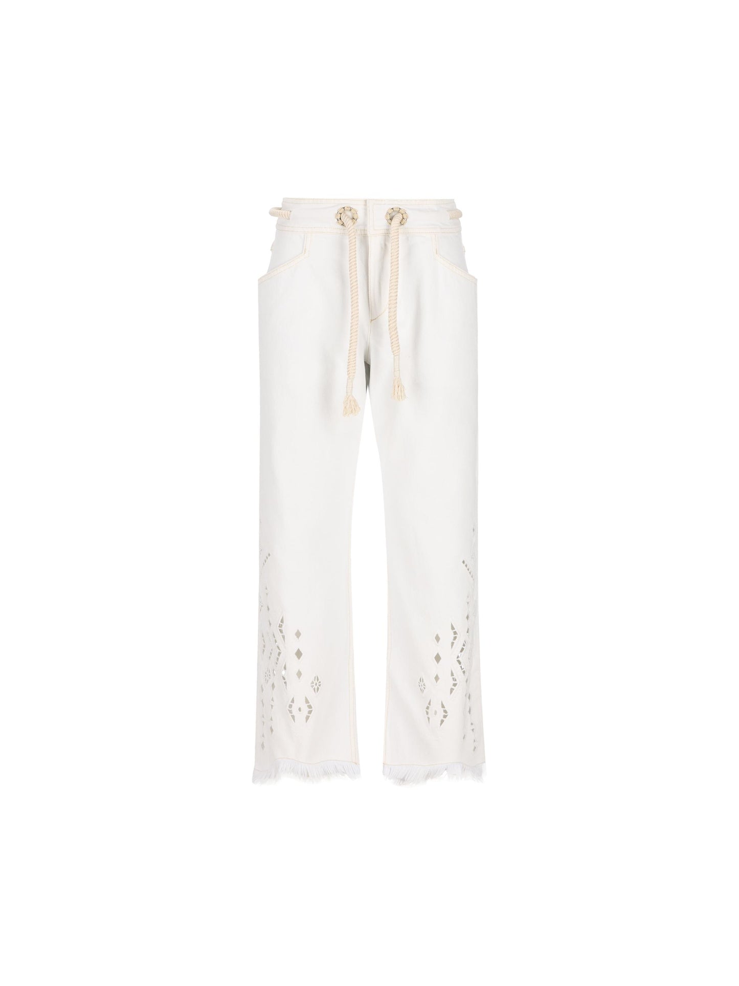 Pantaloni realizzati in cotone. 26EPA0694FA-D2H01I 20WH ISABEL MARANT 