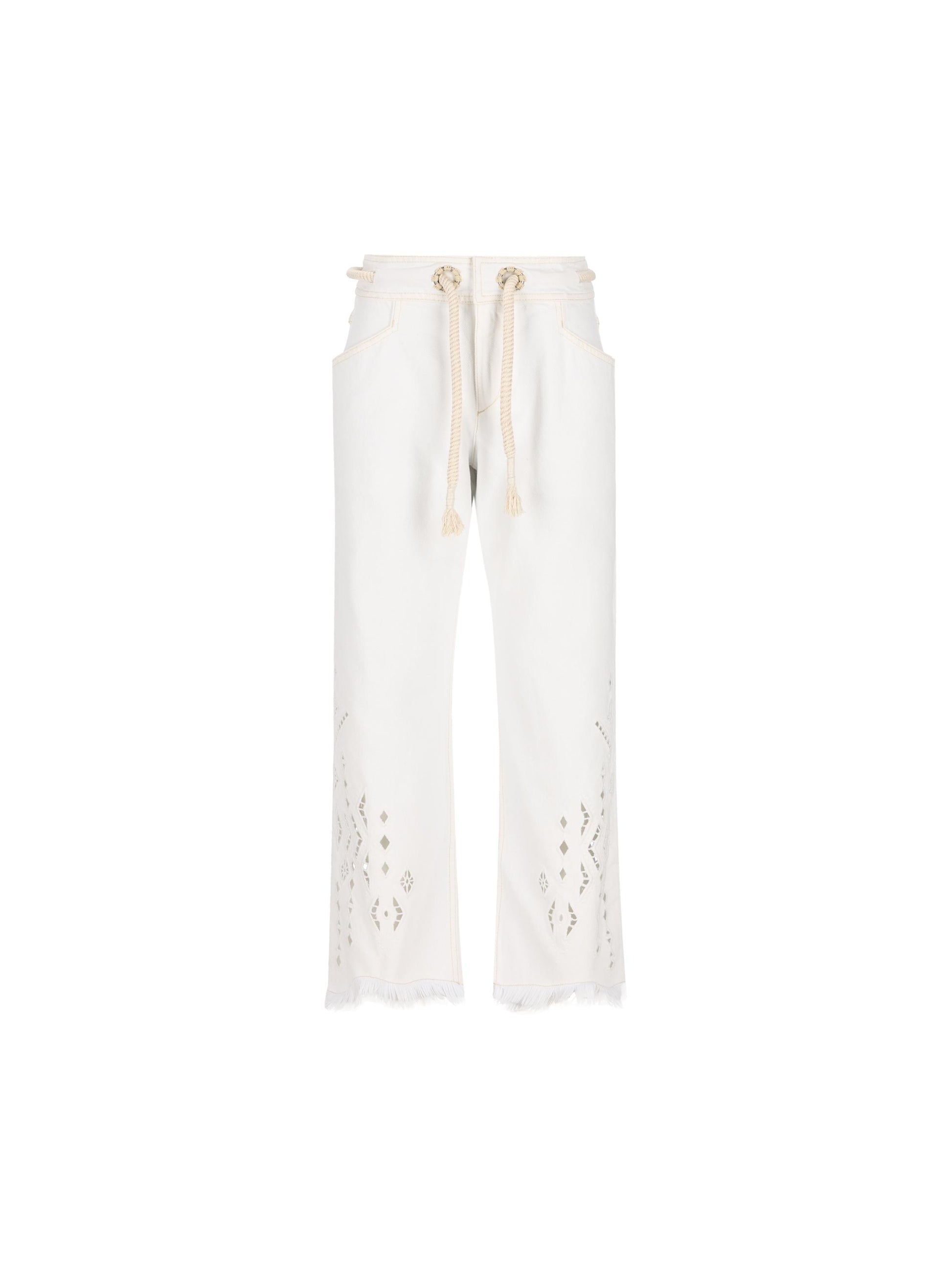 Pantaloni realizzati in cotone. 26EPA0694FA-D2H01I 20WH ISABEL MARANT 