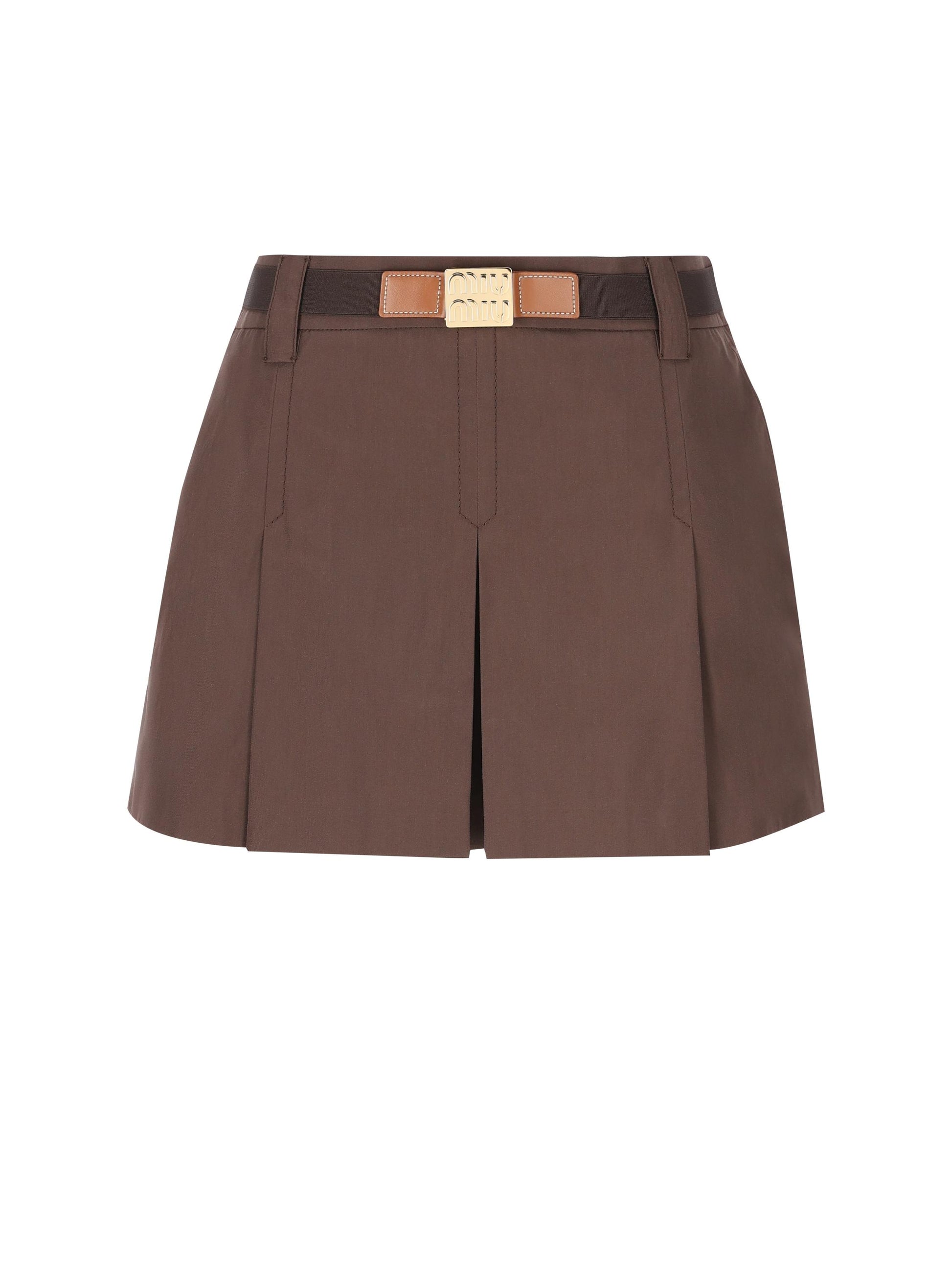 Minigonna realizzata in cotone. MG2485 12NSF0324 MIU MIU 