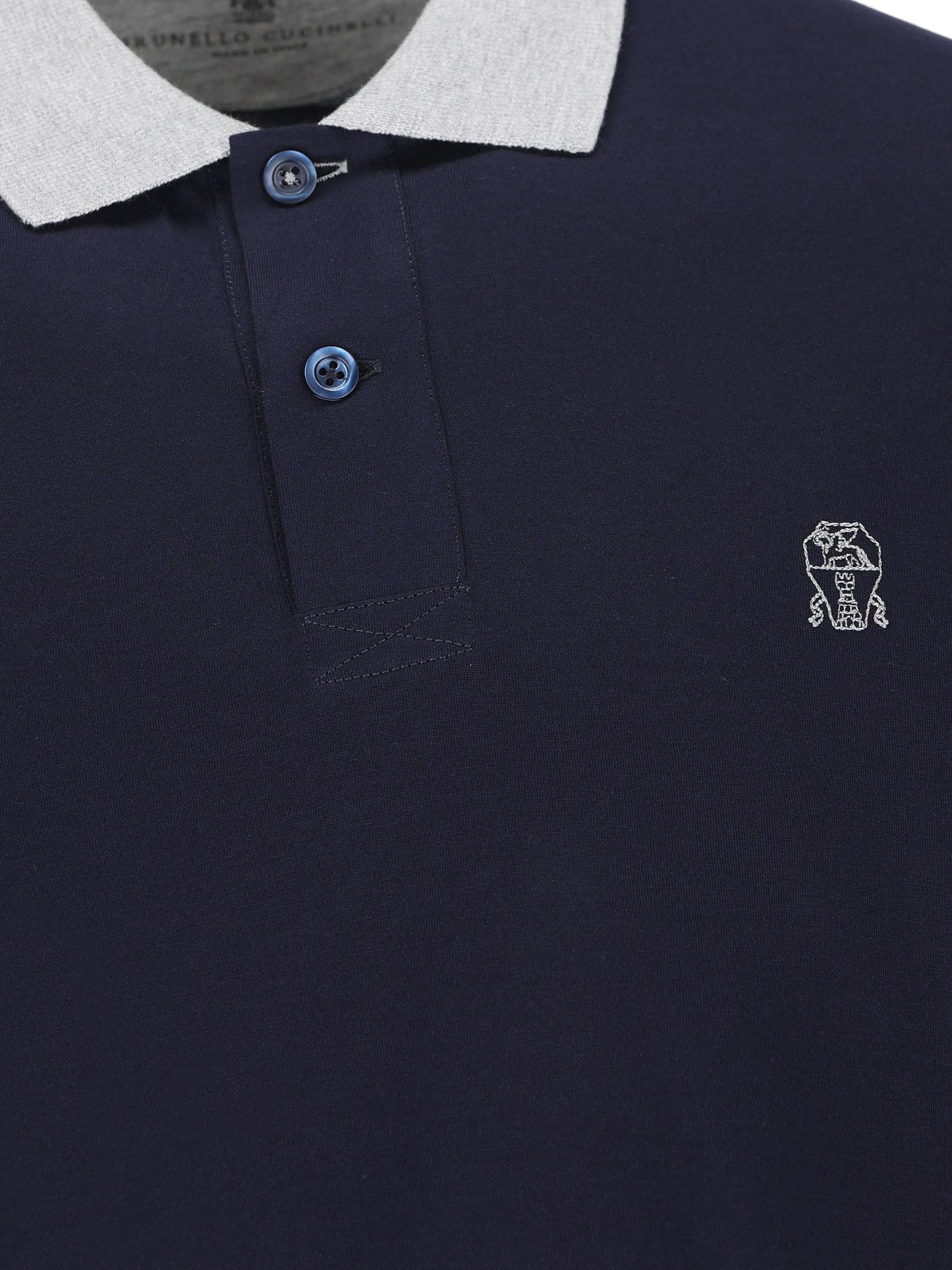 Polo realizzata in cotone. M0B138791G CK781 BRUNELLO CUCINELLI 