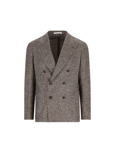 Giacca doppiopetto in lana vergine. 1SMC20K AI340323ET900480 TAGLIATORE 