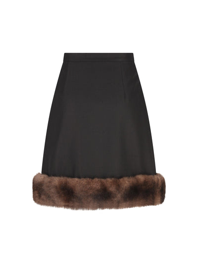 Gonna realizzata in seta. 7B0RAE0090G 0NO VALENTINO GARAVANI 