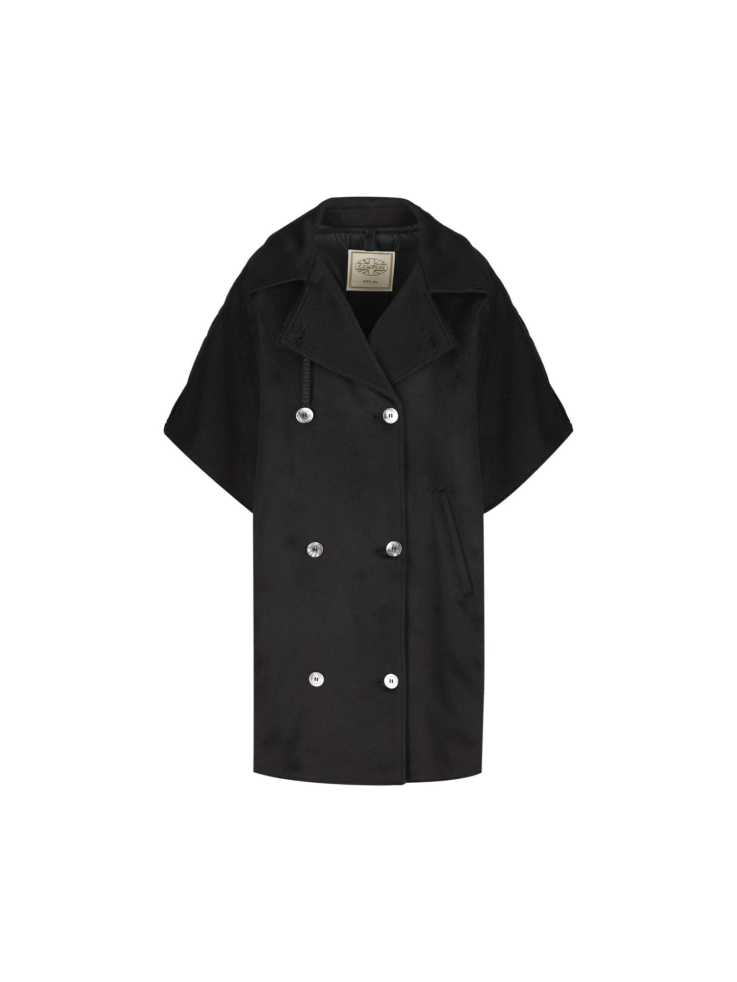 Cappotto realizzato in lana vergine e mohair. 38300042 TB CAMPLIN 