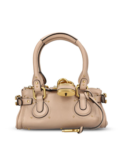 Borsa Paddington piccola in pelle granata CH26SS805P75 6I4 CHLOE' 