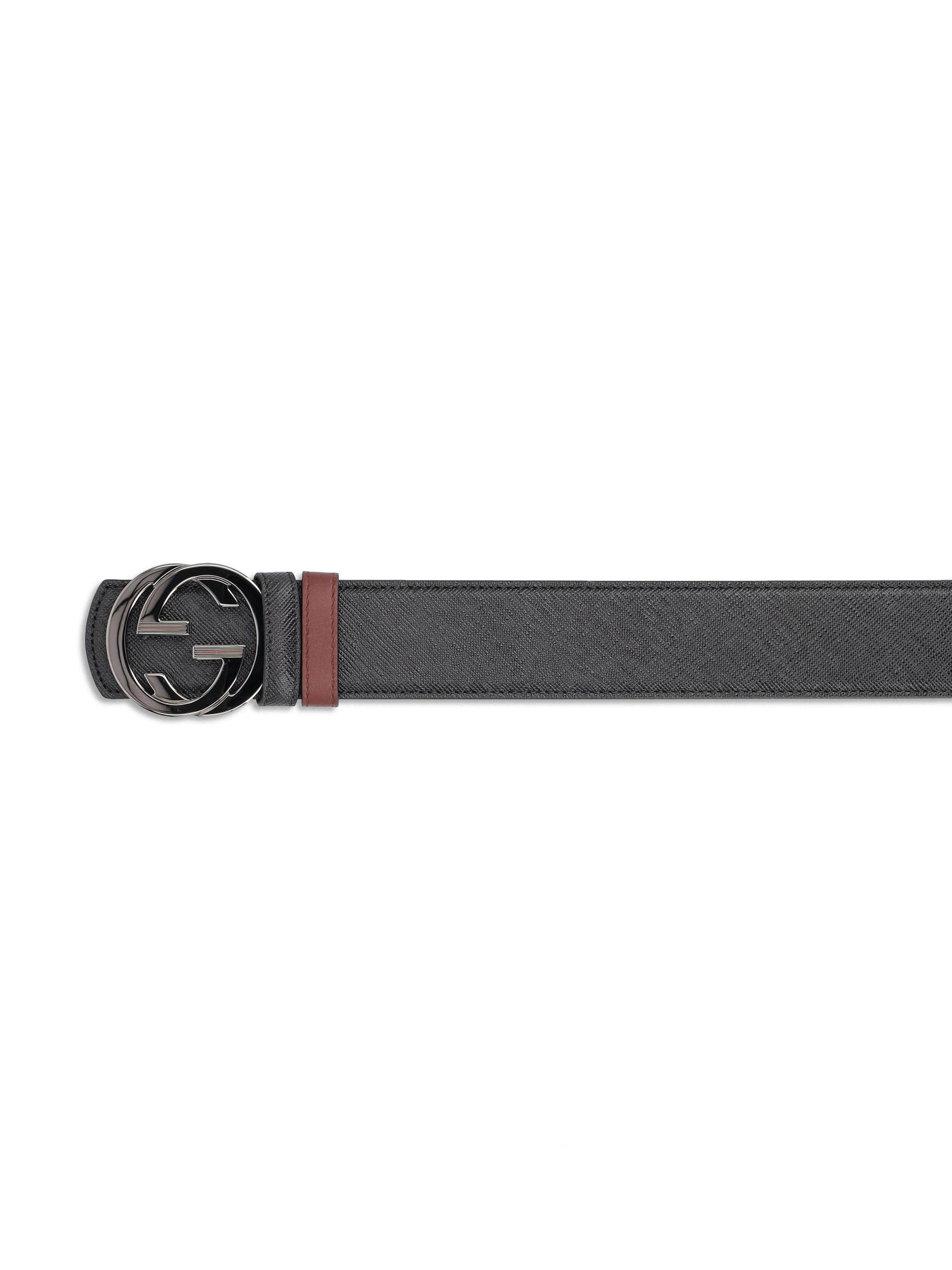 Cintura realizzata in pelle granata. 854722 AAFWB1047 GUCCI 