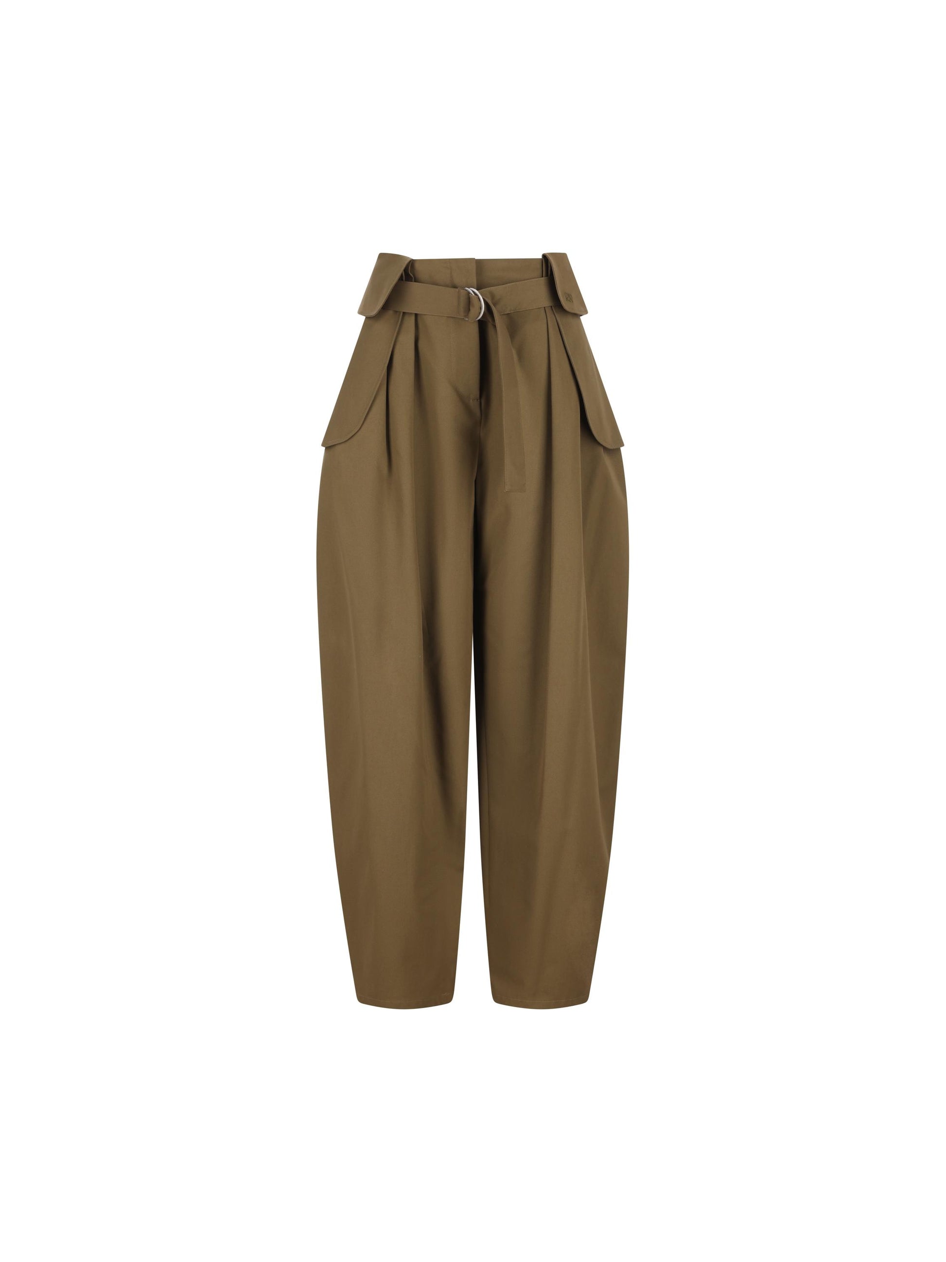 Pantaloni in gabardine di cotone e seta. S540Y04XNV 4160 LOEWE 