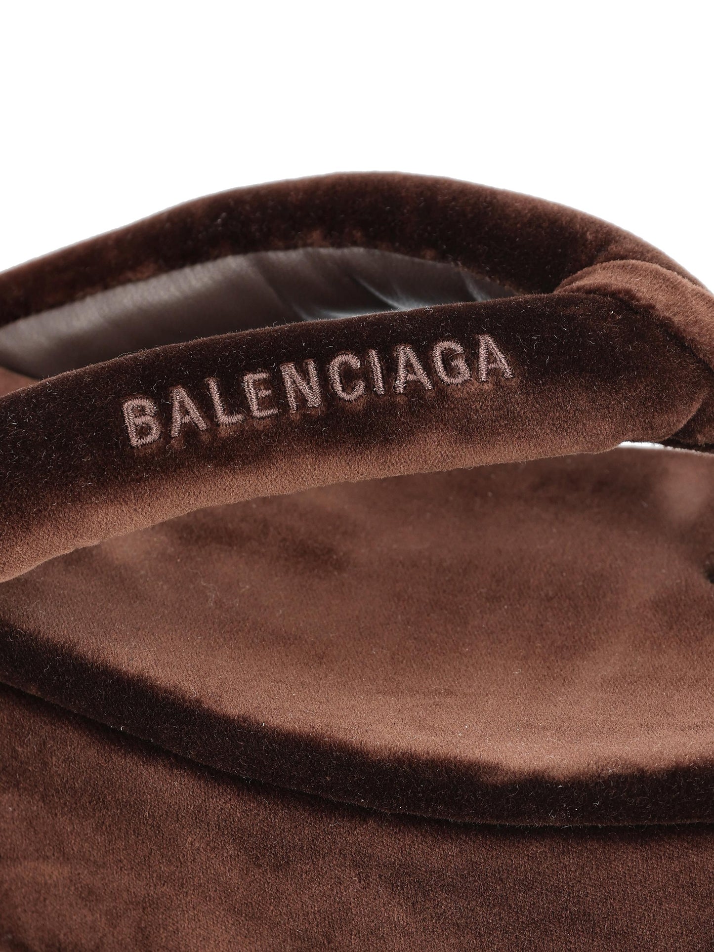 Infradito in velluto. 869909 WCDQ02647 BALENCIAGA 