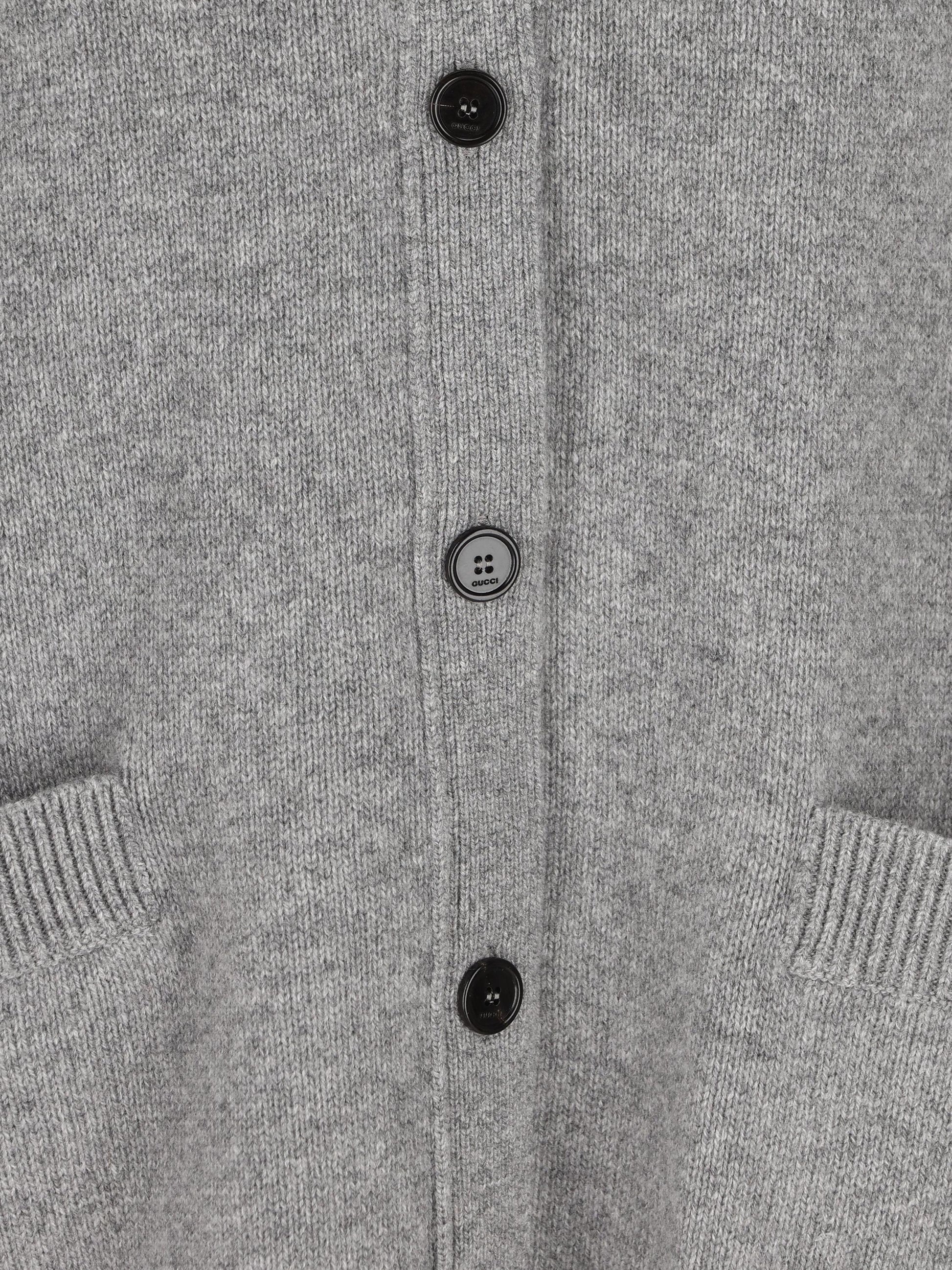 Cardigan in lana e cashmere. 848257 XKE921084 GUCCI 