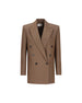 Blazer realizzato in lana e mohair. 859880 Y1N022055 SAINT LAURENT 