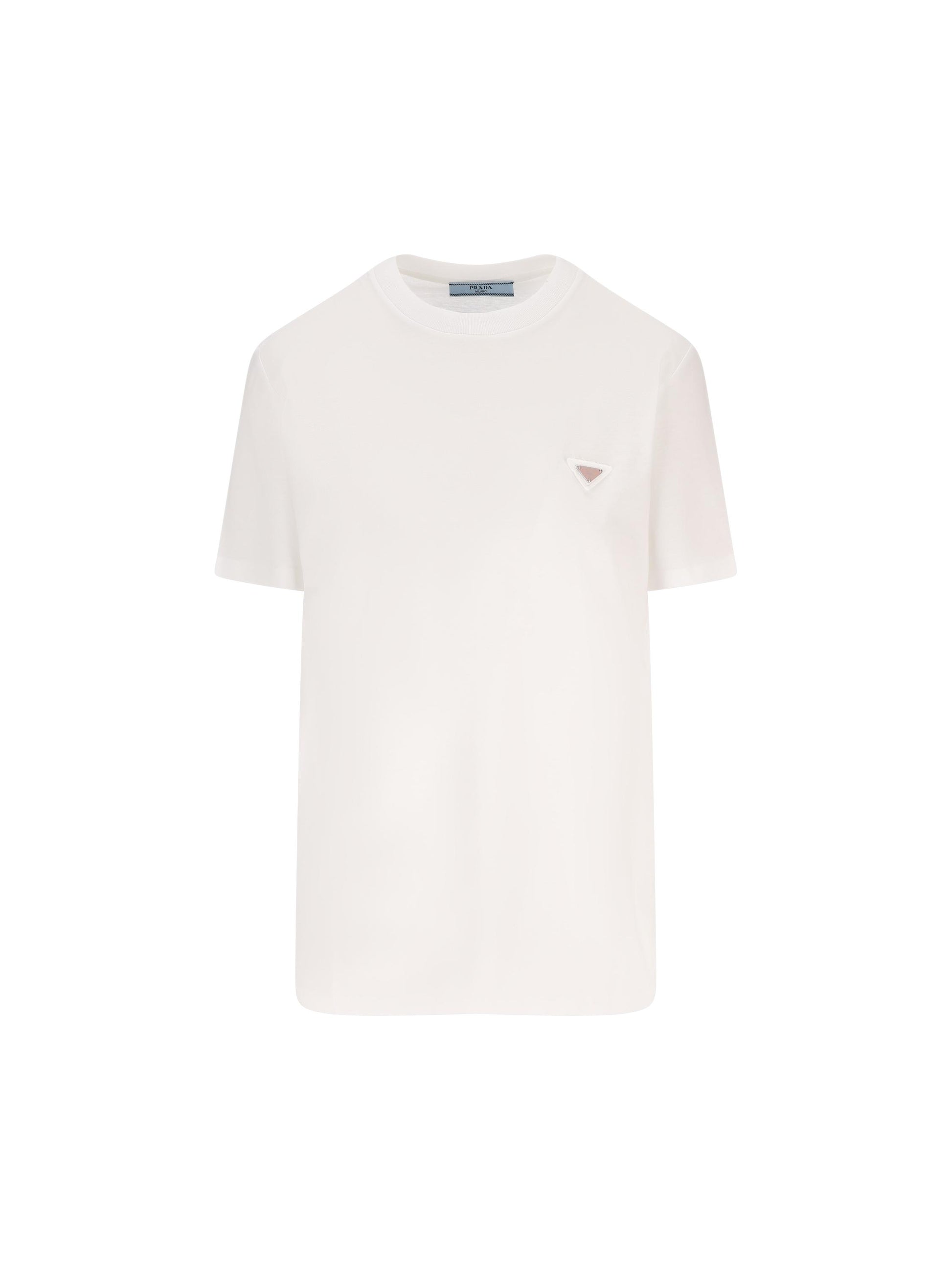 T-Shirt in cotone. 35838 15ZGF0009 PRADA 