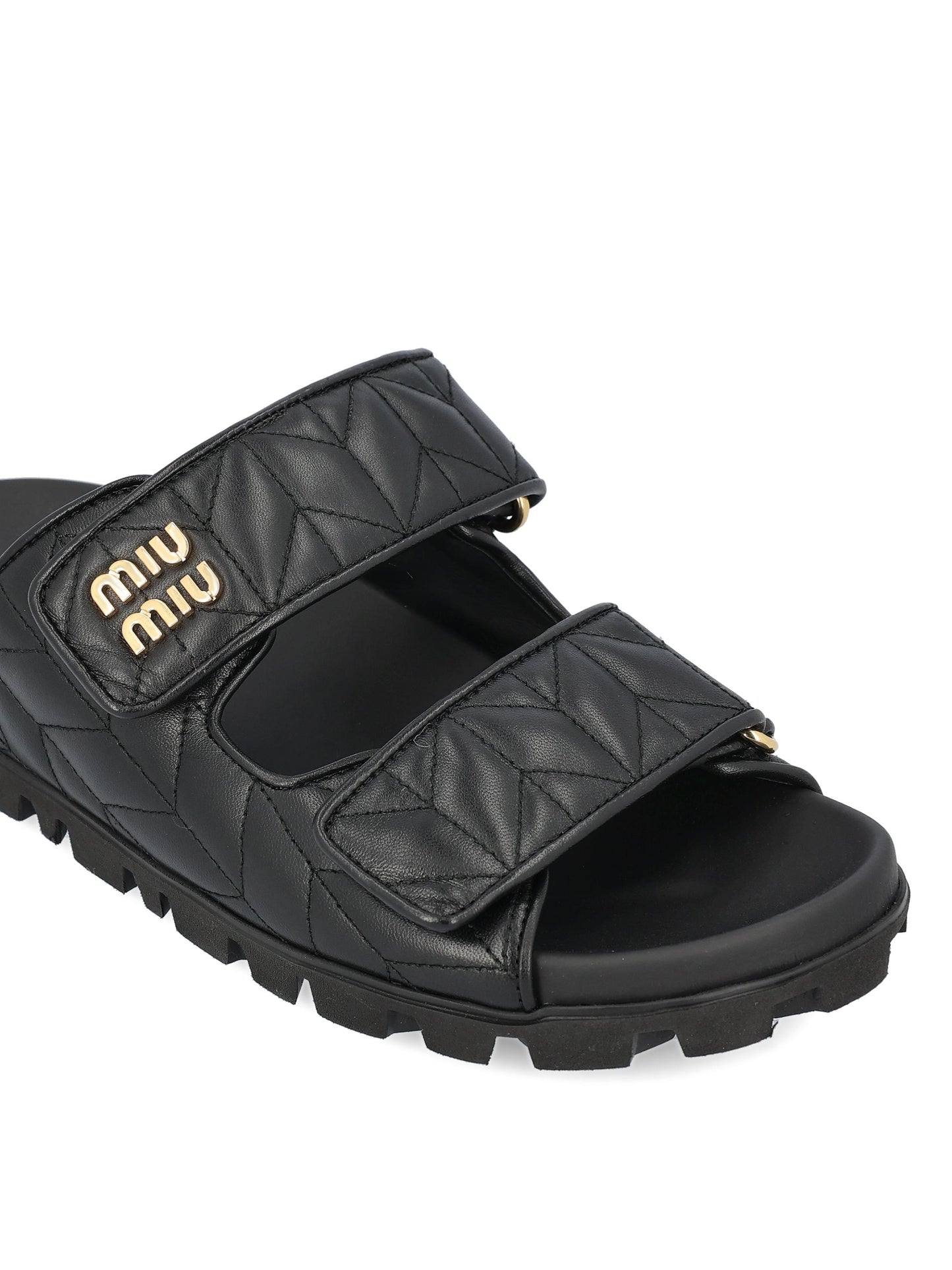 Sandali in pelle. 5XX640 F01088TF0002 MIU MIU 