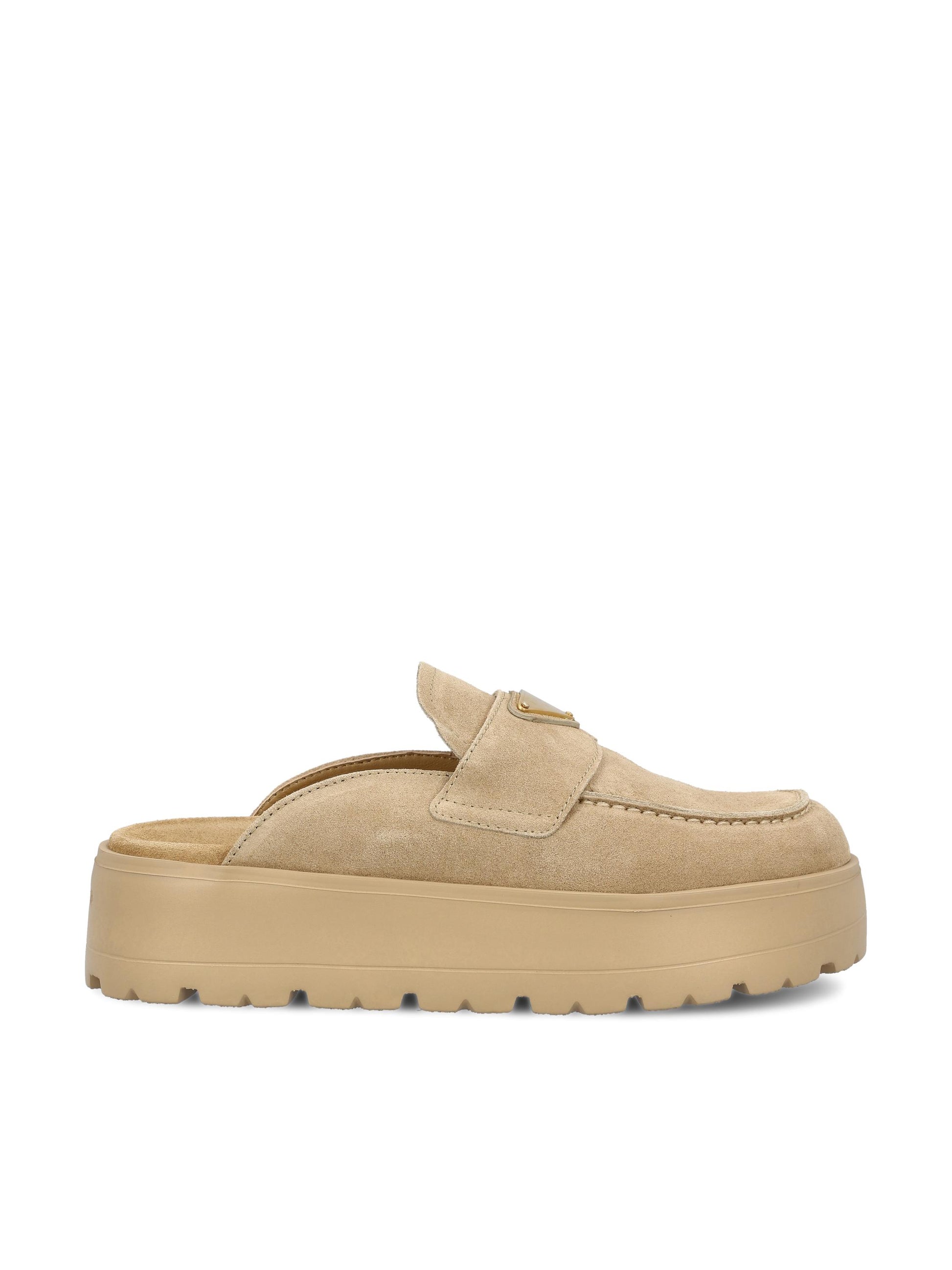 Sabot realizzate in pelle scamosciata. 1XZ778 054F0379 PRADA 