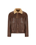 Giacca realizzata in pelle ovina. 49502 rust SALVATORE SANTORO 