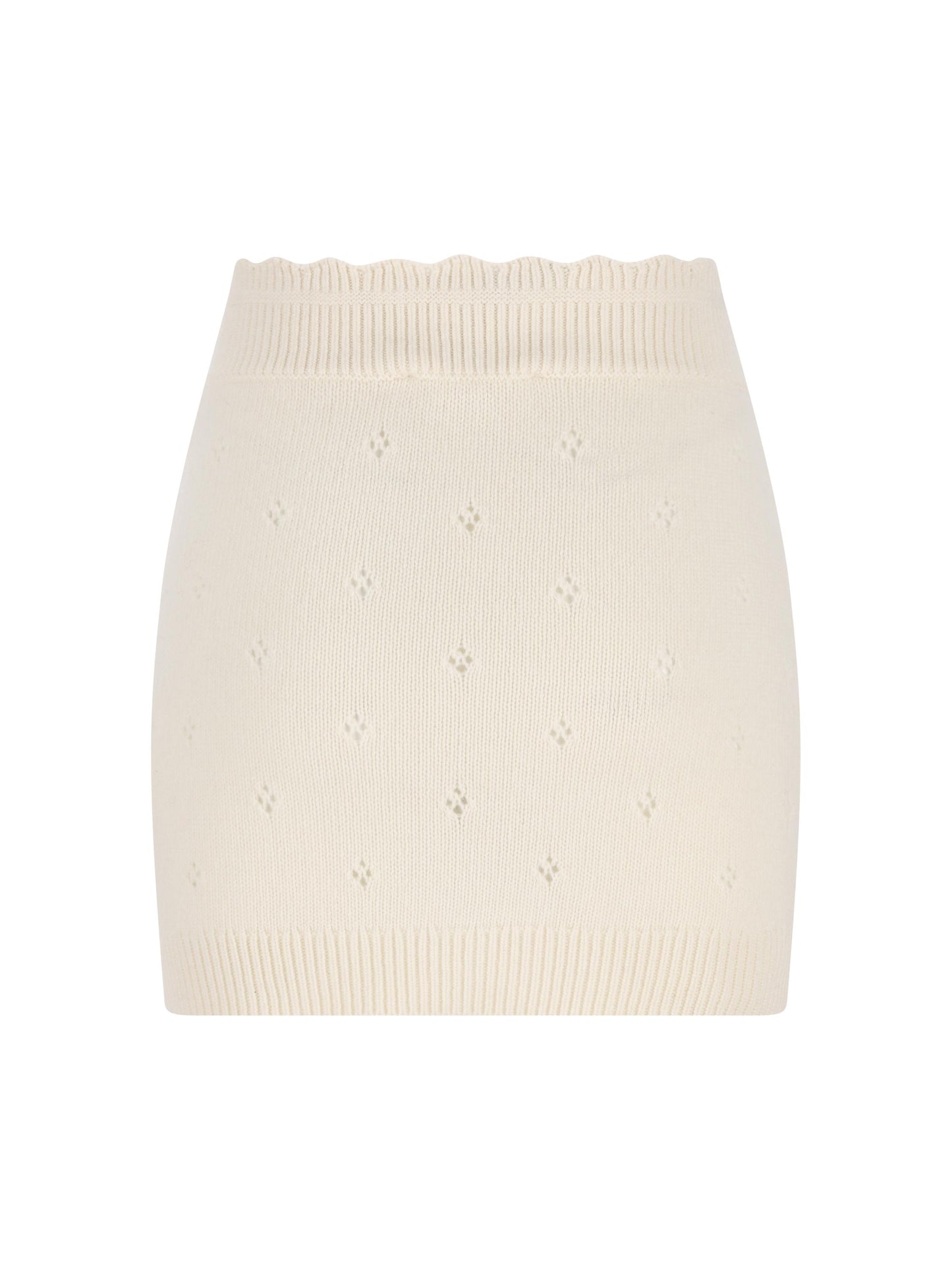 Minigonna realizzata in lana e cashmere. CH25WMJ06590 107 CHLOE' 