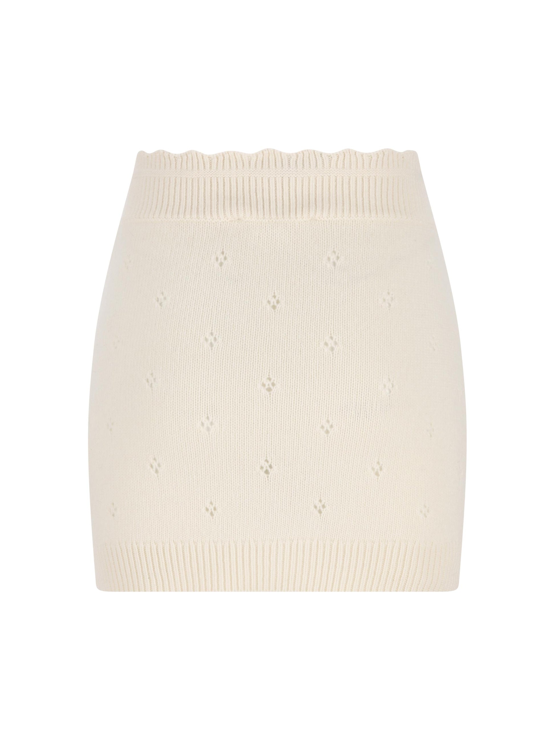 Minigonna realizzata in lana e cashmere. CH25WMJ06590 107 CHLOE' 