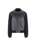 Bomber realizzato in pelle e maglia. 793181 XNA294044 GUCCI 