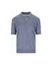Polo realizzata in lino e seta. MSL806105 C7860 BRUNELLO CUCINELLI 