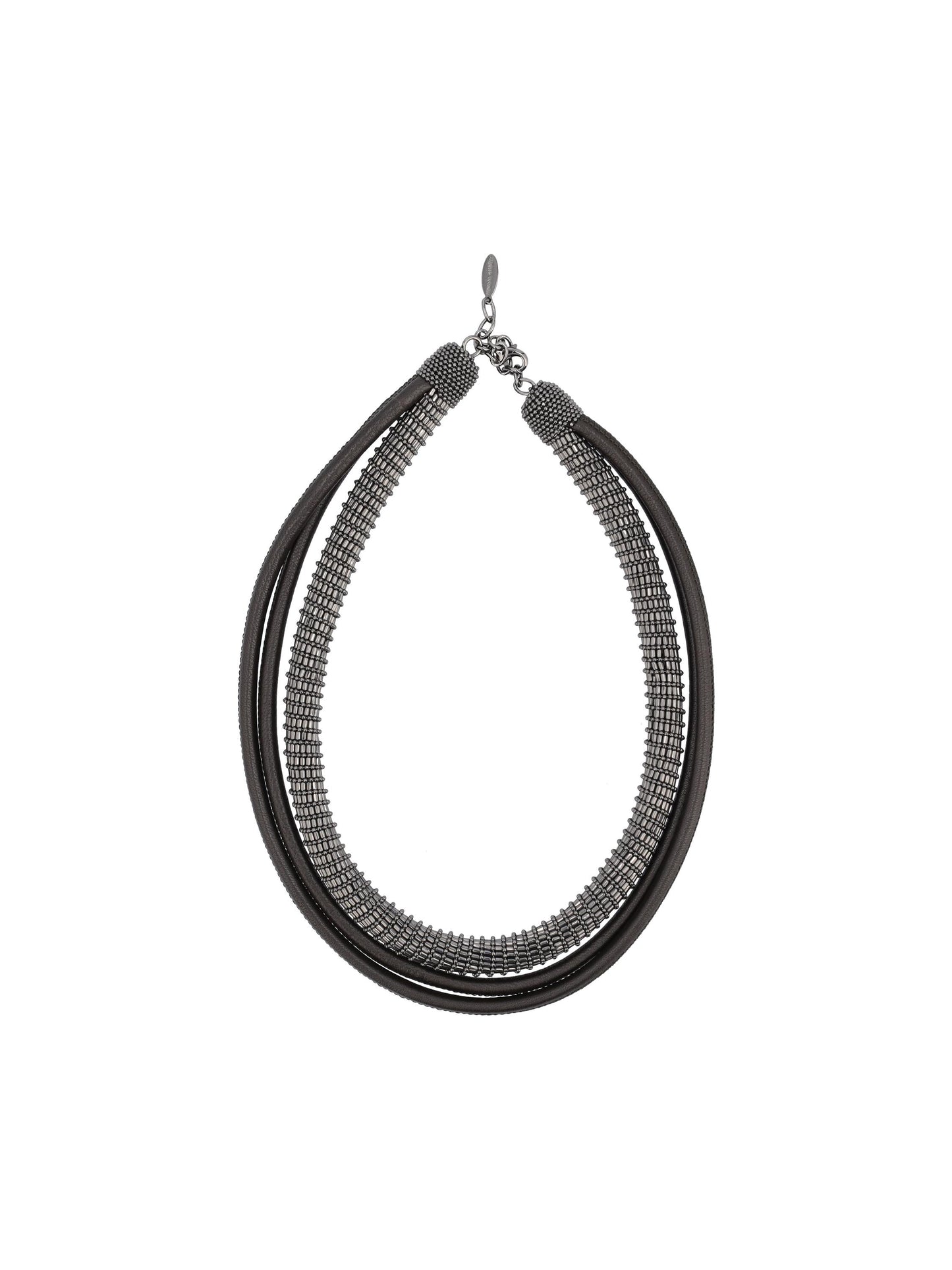 Chocker realizzato in pelle. MCOW9G022 CU854 BRUNELLO CUCINELLI 