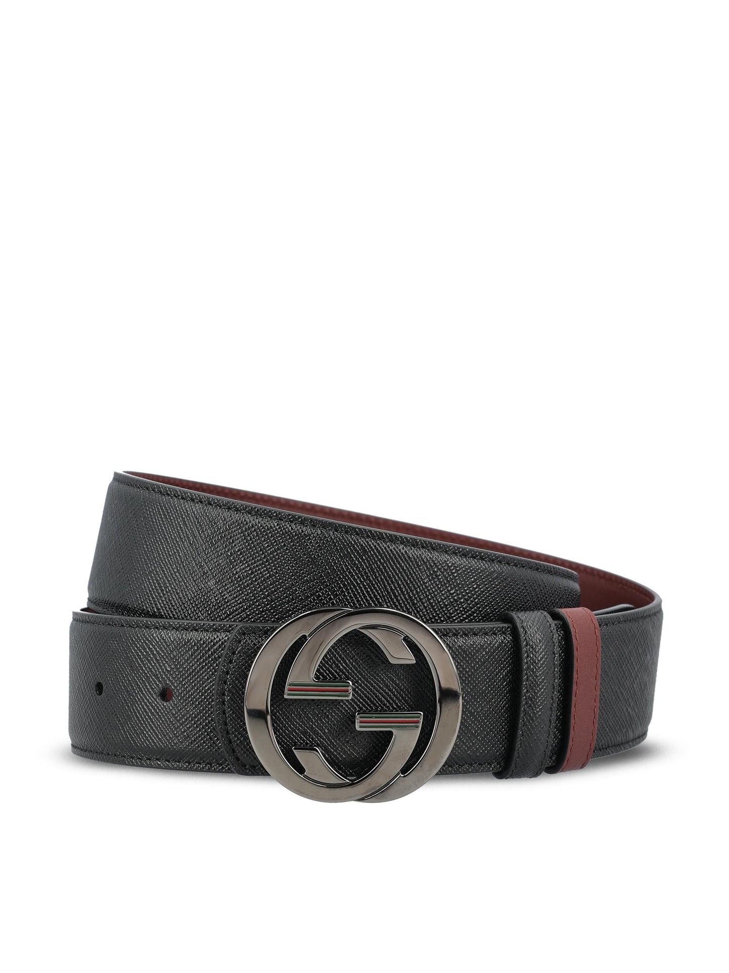 Cintura realizzata in pelle granata. 854722 AAFWB1047 GUCCI 