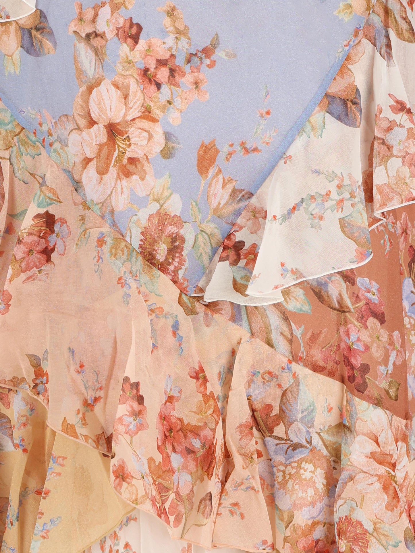 Vestito realizzato in cotone misto seta. 4997DRS261 SPLPR ZIMMERMANN 