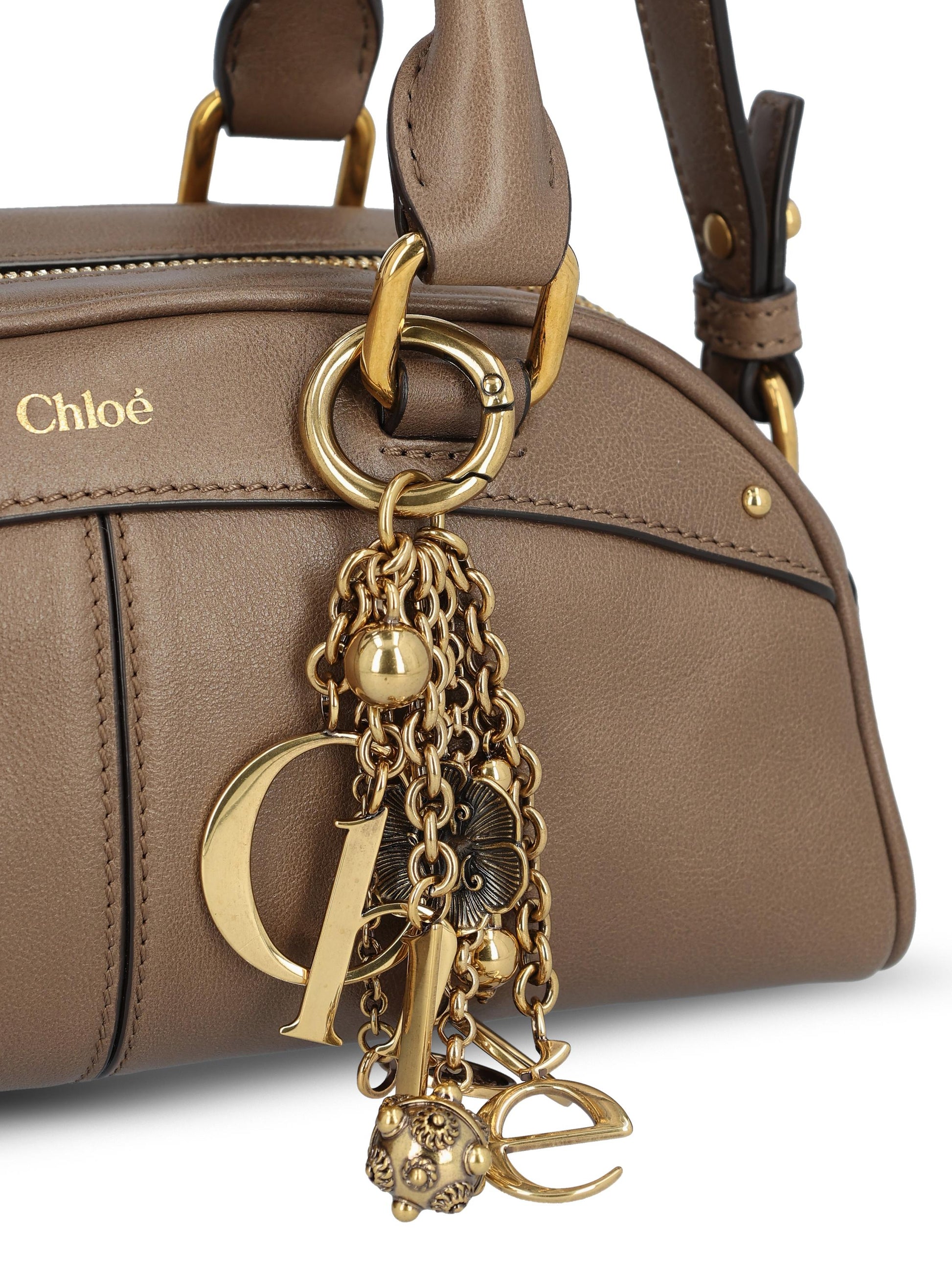 Borsa bowling Chloé piccola in pelle morbida CH26SS956Q86 28H CHLOE' 