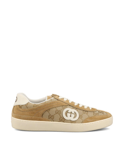 Sneakers realizzate in tessuto e pelle. 849465 AAEKX9574 GUCCI 
