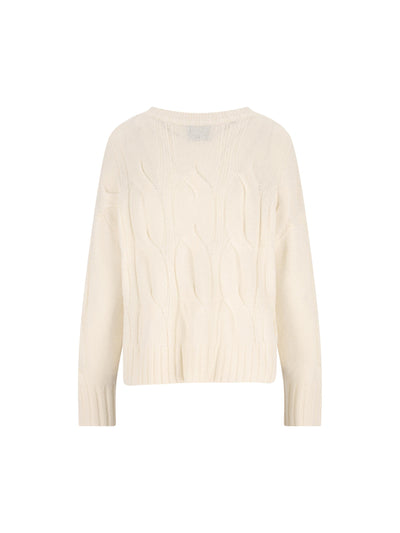 Maglia in cashmere con lavorazione treccia 4330A 2003 ALPHA STUDIO 