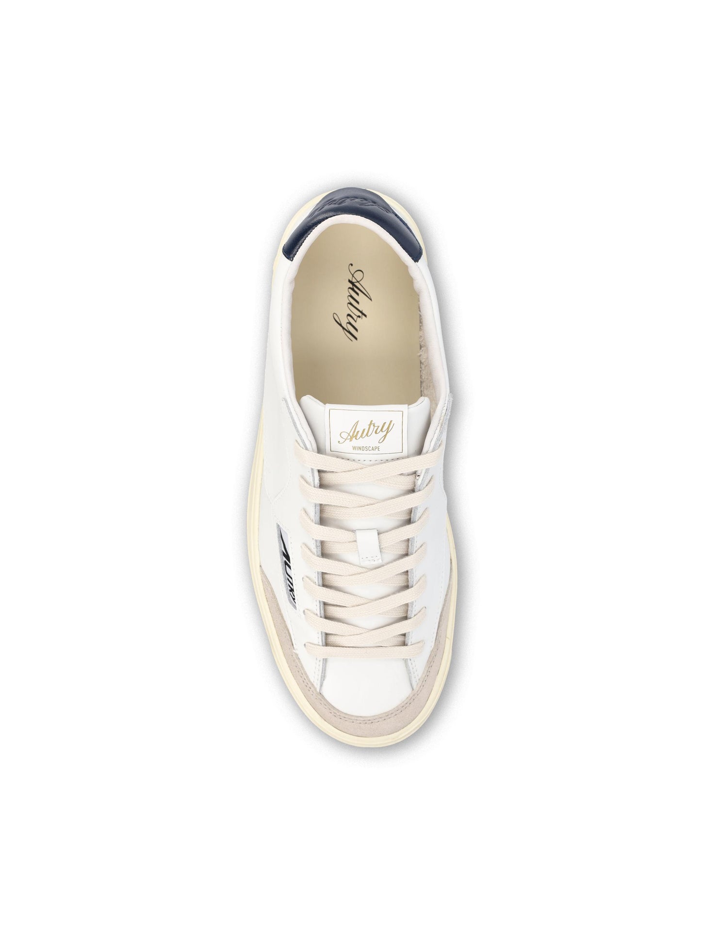 Sneakers Windscape low in pelle bianca e space SCLM UK05 AUTRY 