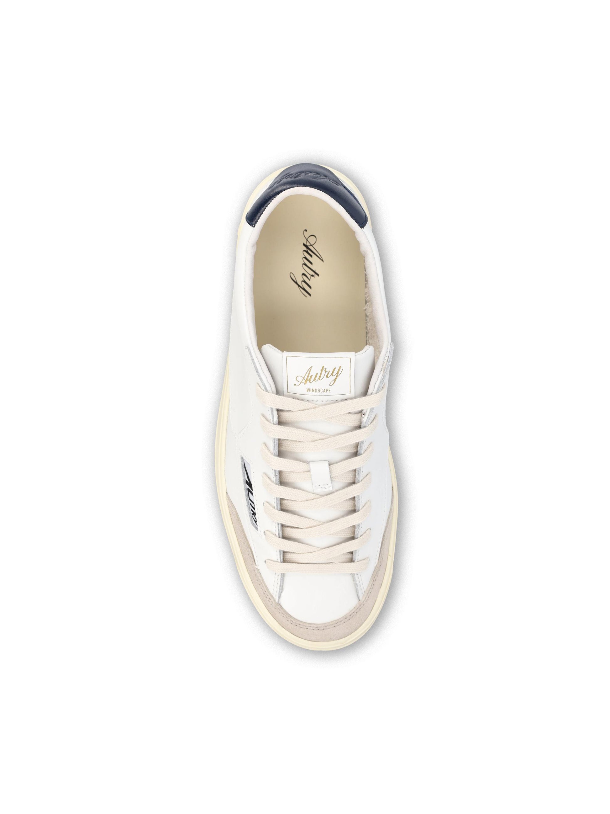 Sneakers Windscape low in pelle bianca e space SCLM UK05 AUTRY 