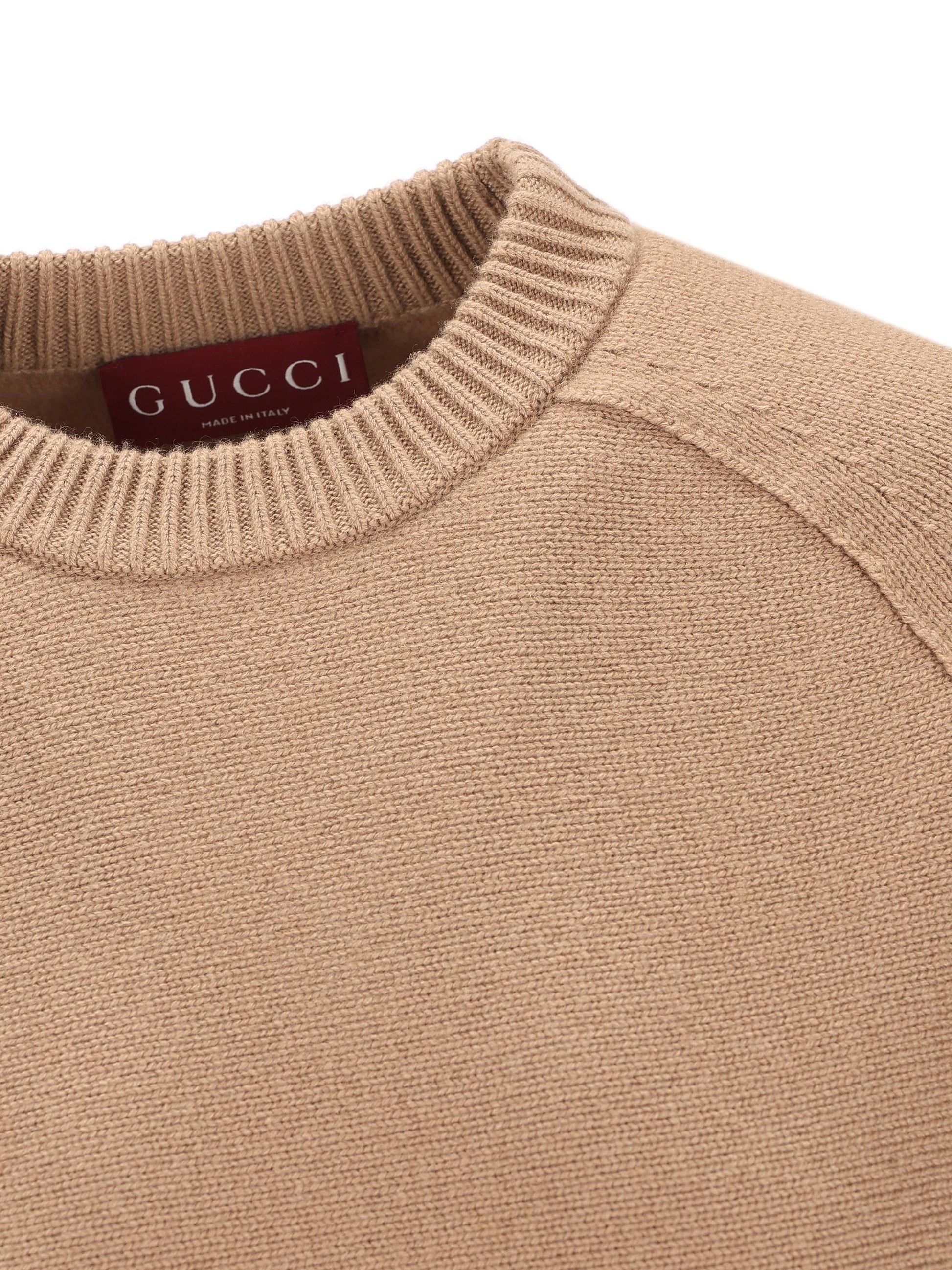 Maglione realizzato in lana e cashmere. 836460 XKEVK2604 GUCCI 