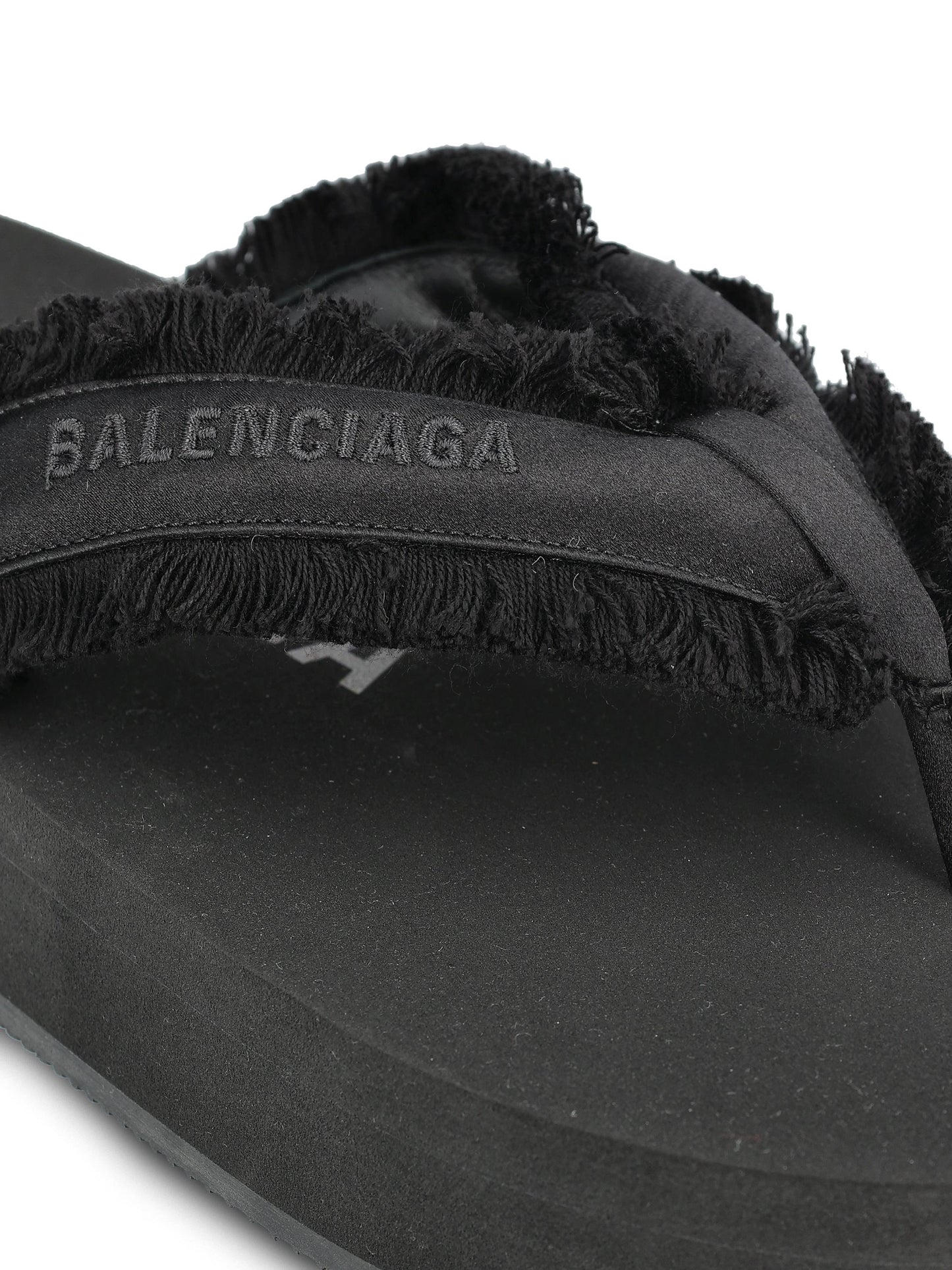 Le Infradito Jet Lag in satin. 870111 W0WM01000 BALENCIAGA 