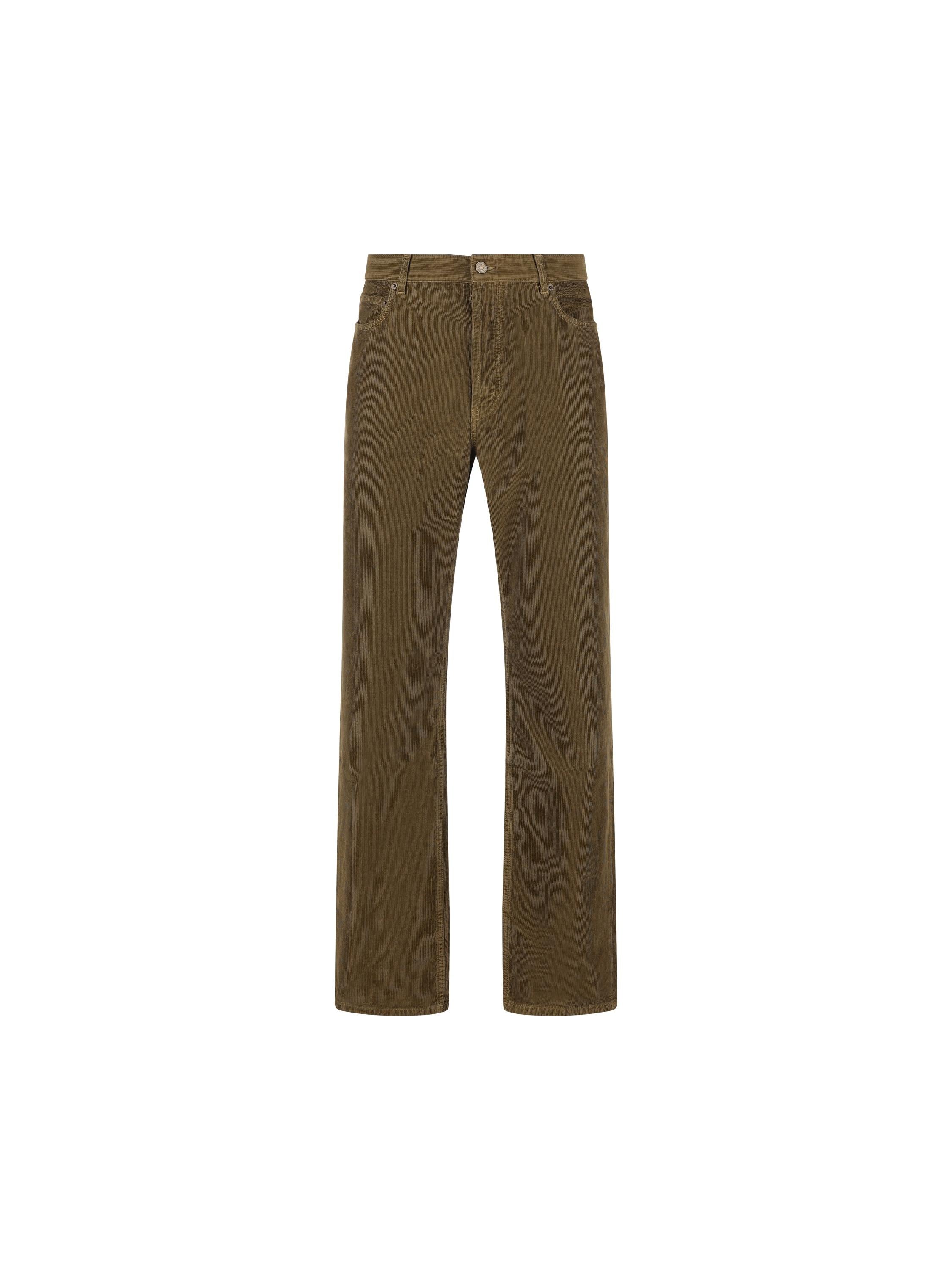SAINT LAURENT Velvet Trousers- Franzkraler.com