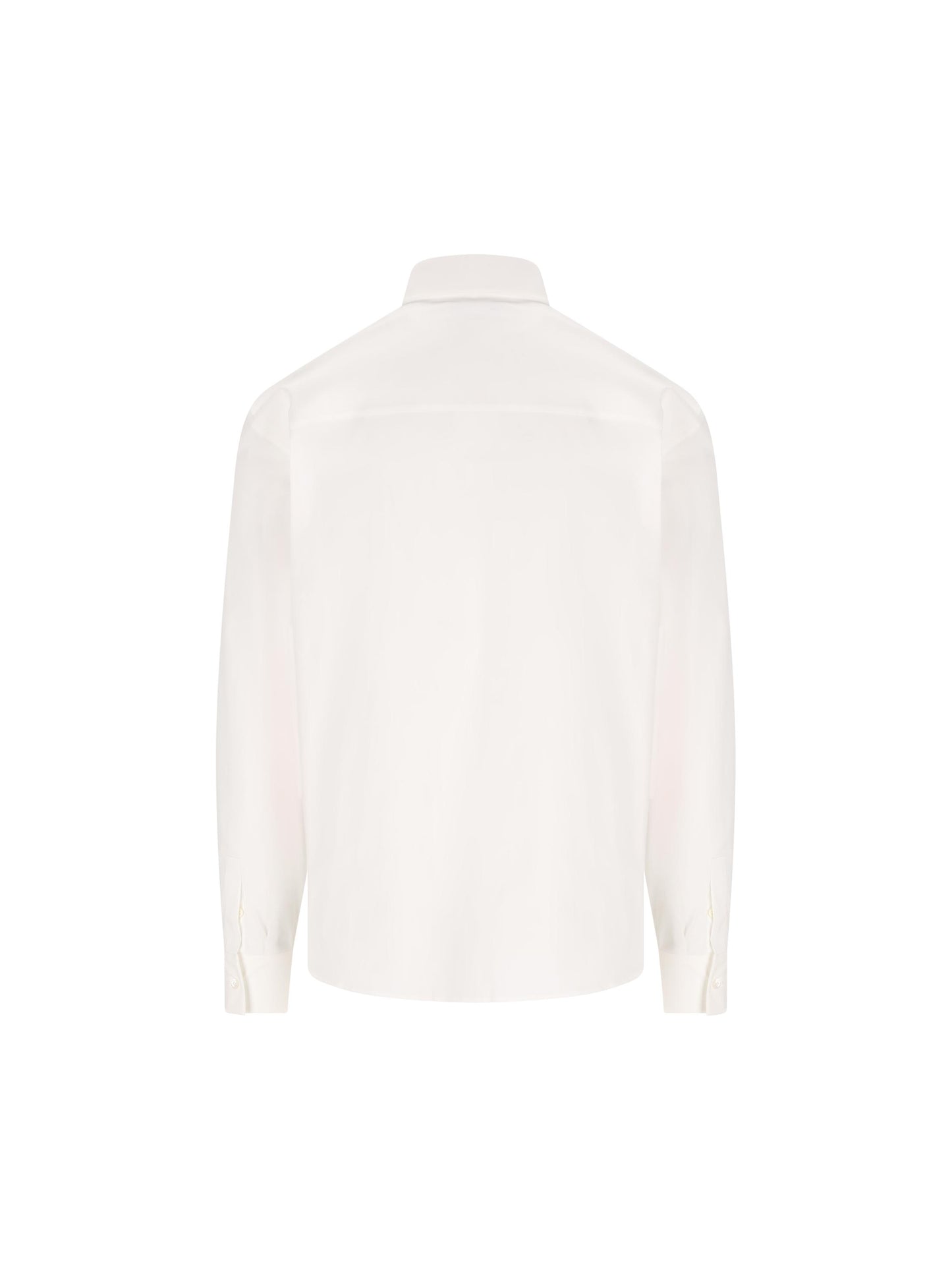 Camicia da smoking in popeline stretch 145368 791478001 SALVATORE FERRAGAMO 