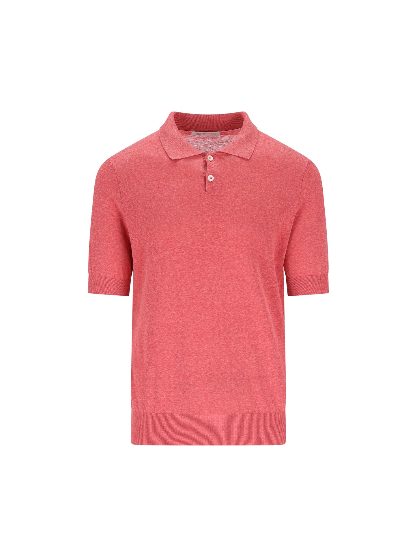 Polo realizzata in lino e seta. MSL806105 C7781 BRUNELLO CUCINELLI 