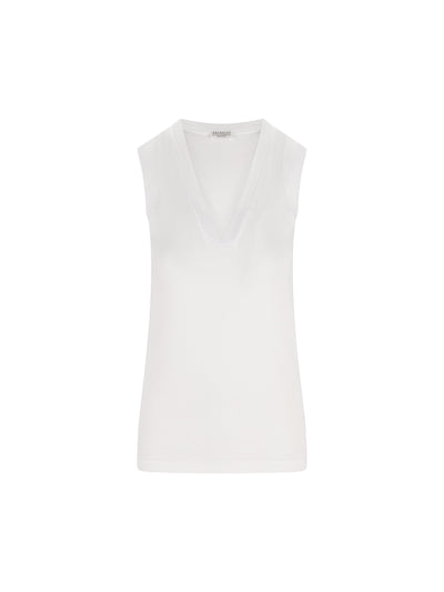 Top realizzato in cotone ed elastan. M0TC8EL672 C159 BRUNELLO CUCINELLI 