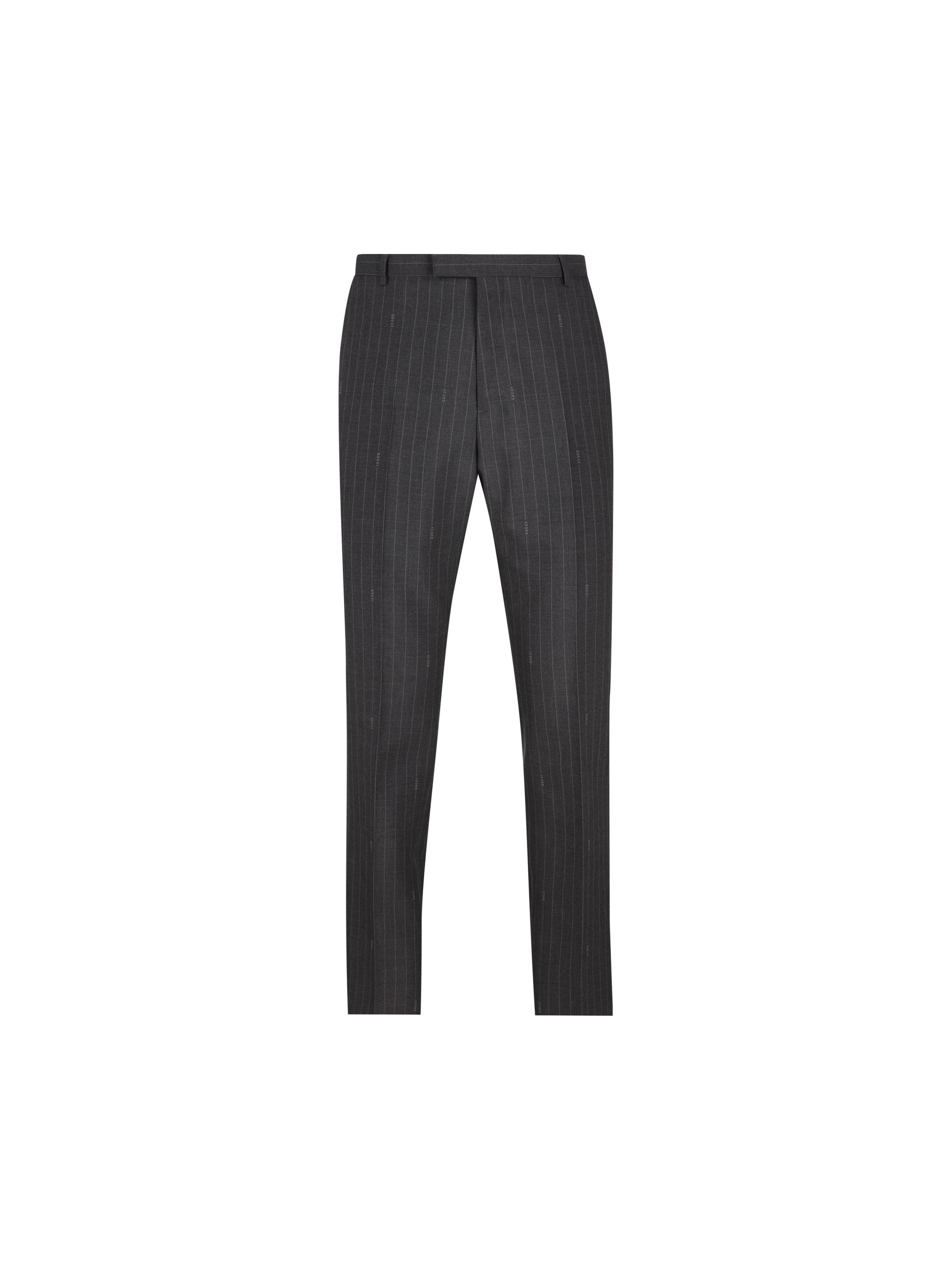 Pantaloni in lana gessata. 814299 Z7AQF1128 GUCCI 