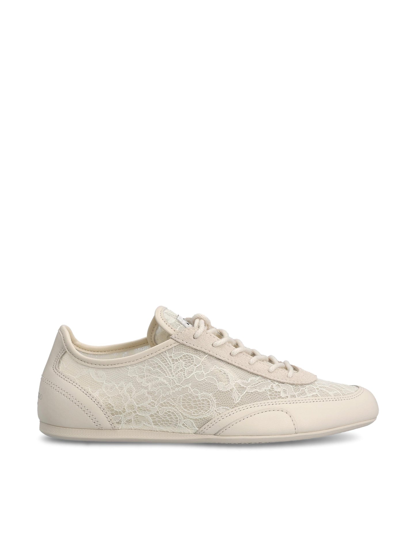 Sneakers realizzate in pizzo floreale e pelle. SUNNY/F ZGBVLATTEMIX JIMMY CHOO 
