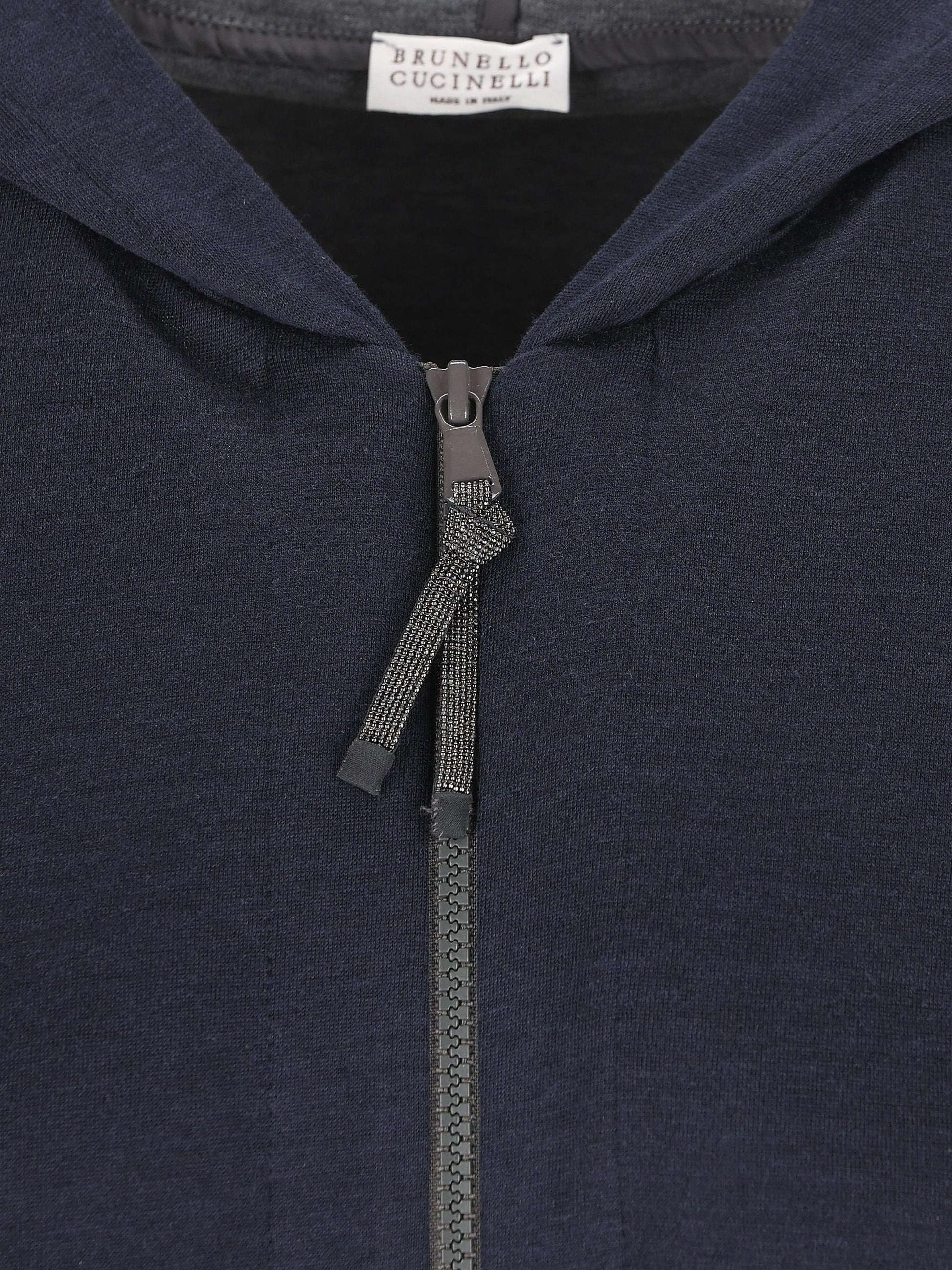 Felpa in cotone e seta. MD828SB806 C8366 BRUNELLO CUCINELLI 