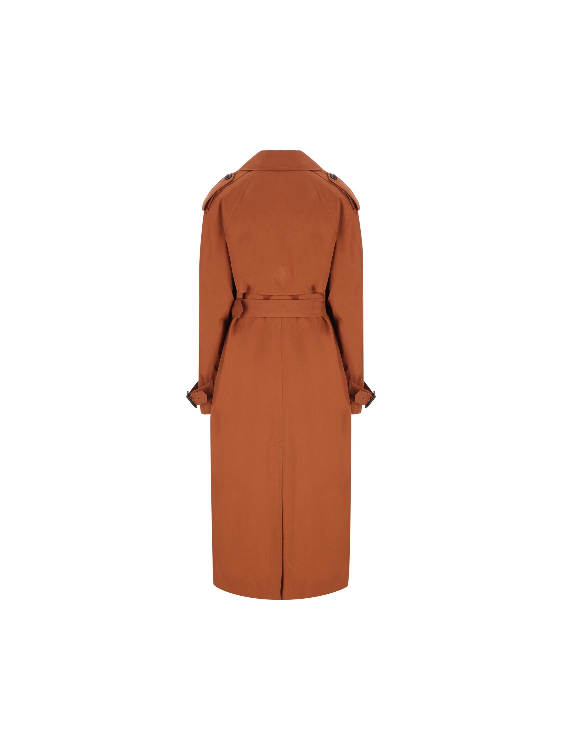 Trench realizzato in cotone e seta. 851259 Y6J952089 SAINT LAURENT 