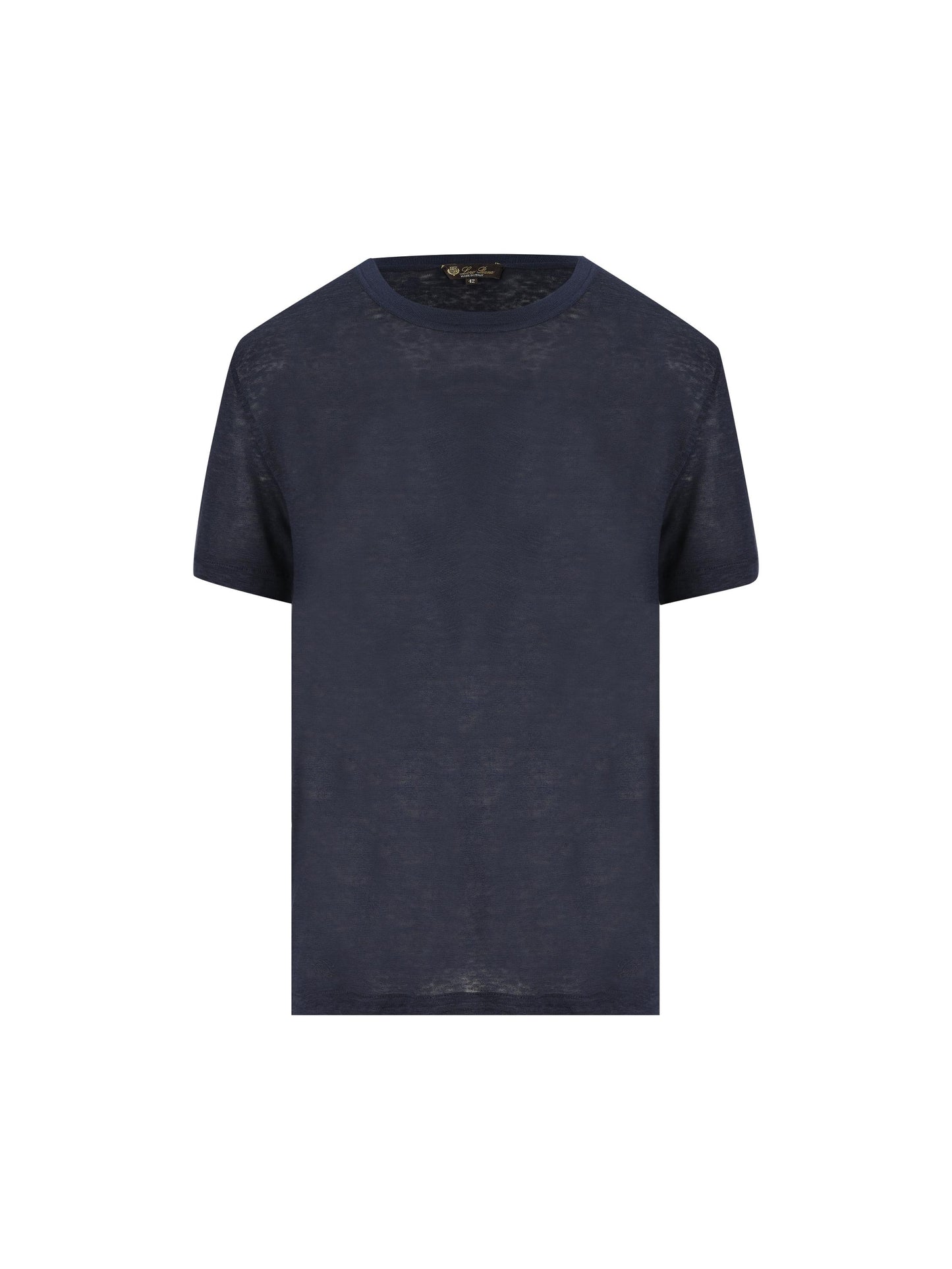 T-Shirt realizzata in lino. FAM8107 W000 LORO PIANA 