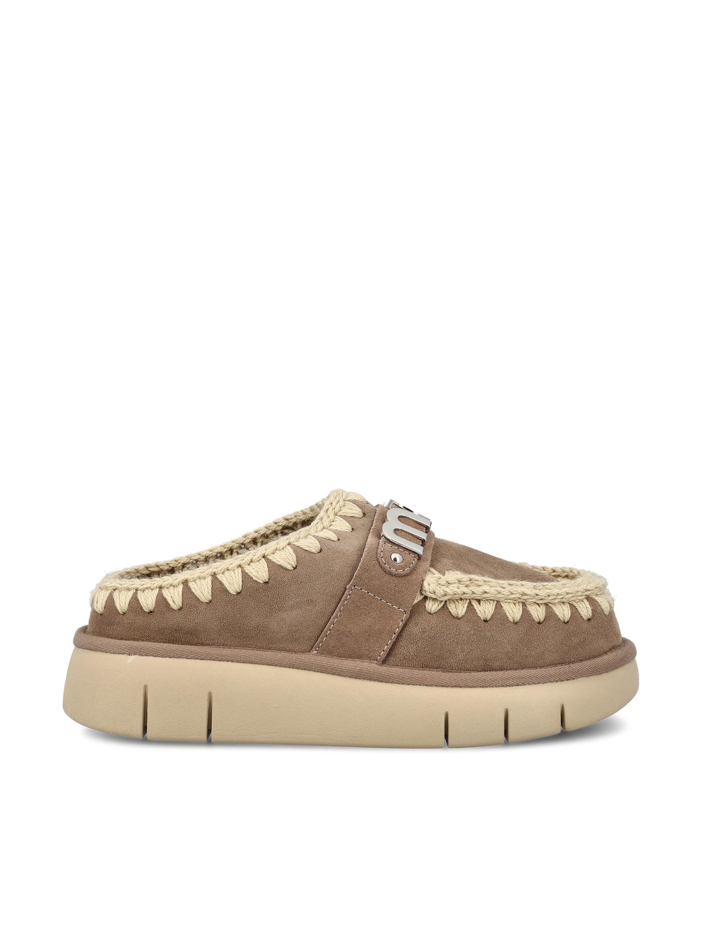 Slide realizzate in vera pelle di montone. FW531001A ELGRY MOU 