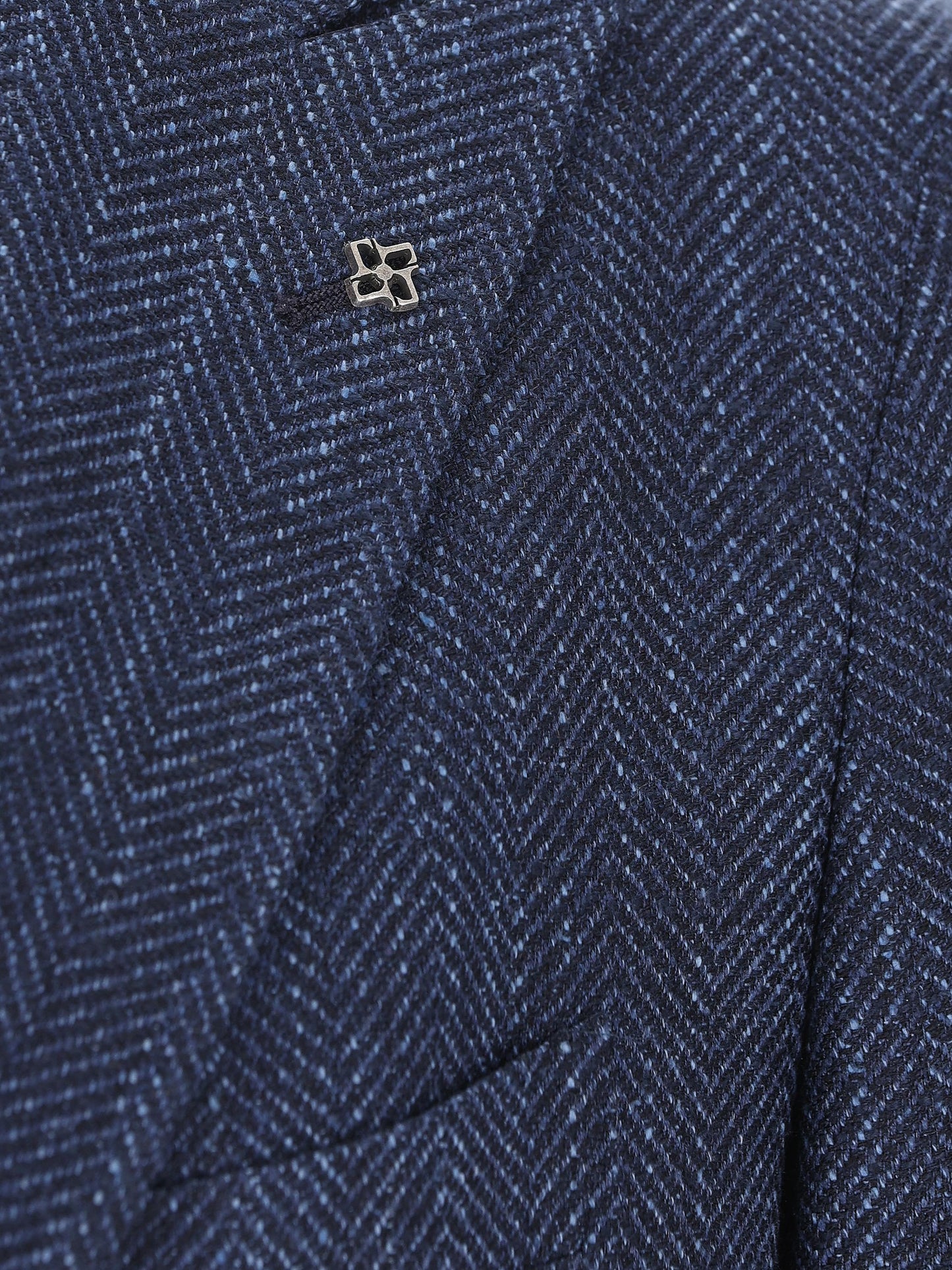 Blazer monopetto in misto lana, seta e cotone 1SMC26K AIC90019EB874387 TAGLIATORE 