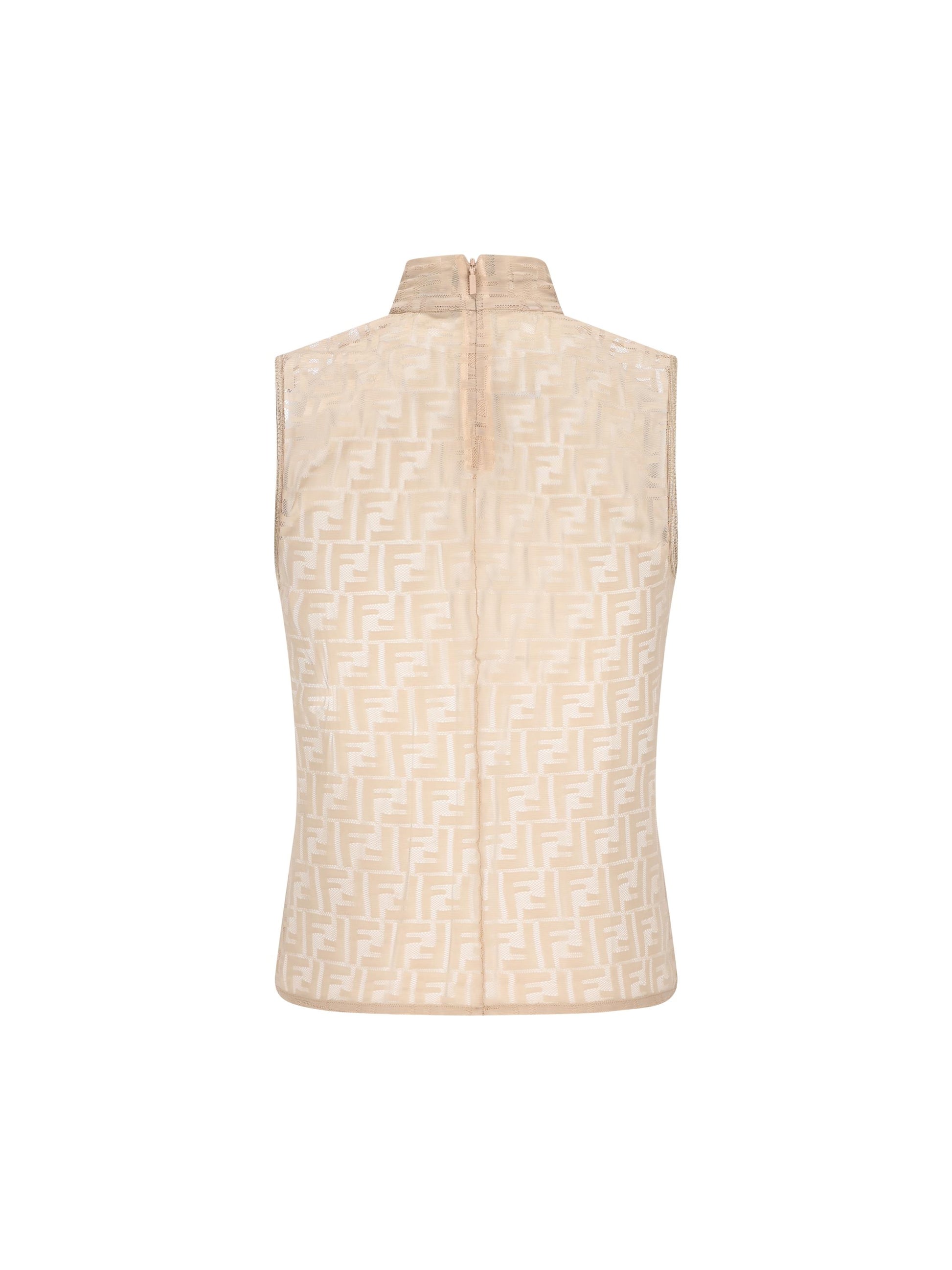 Top girocollo realizzato in poliammide. FS9763 AW8KF1UKB FENDI 