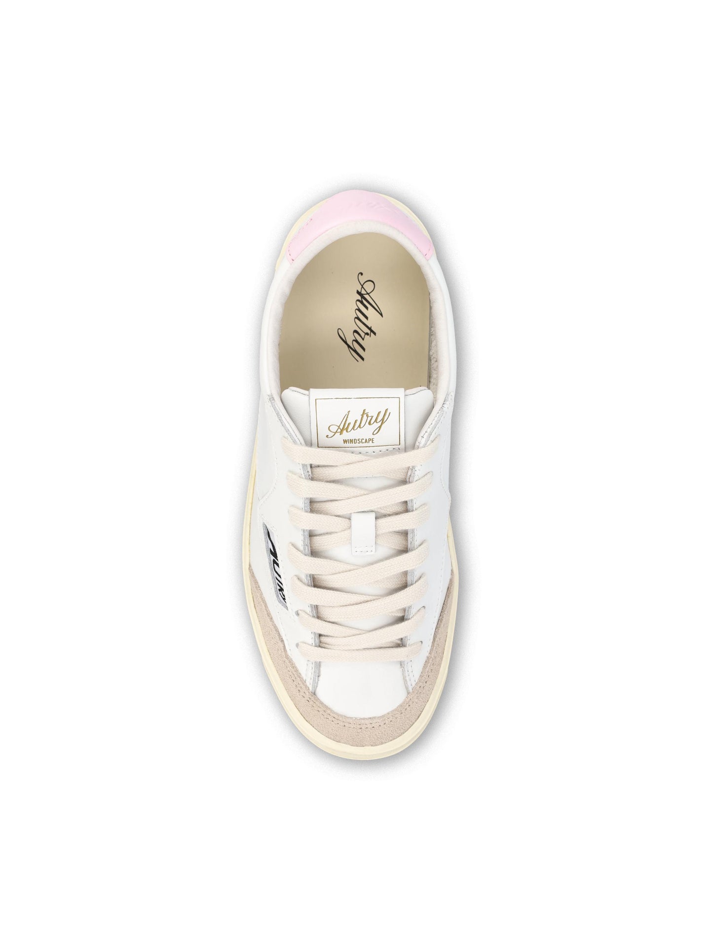 Sneakers Windscape low in pelle bianca e fairy tale SCLW UK04 AUTRY 
