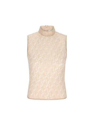 Top girocollo realizzato in poliammide. FS9763 AW8KF1UKB FENDI 