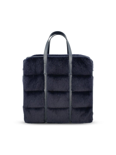 Borsa in Pelliccia Sintetica e Pelle BAG00016D 126309200 HERNO 